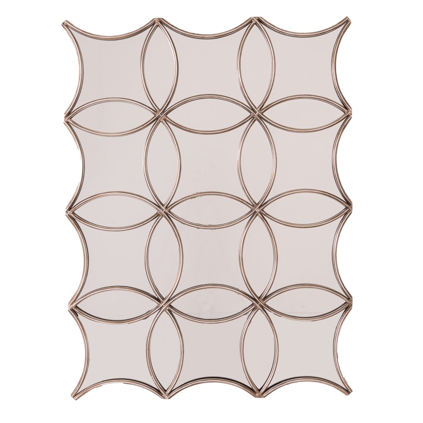 Rectangular Antique Silver Avery Mirror