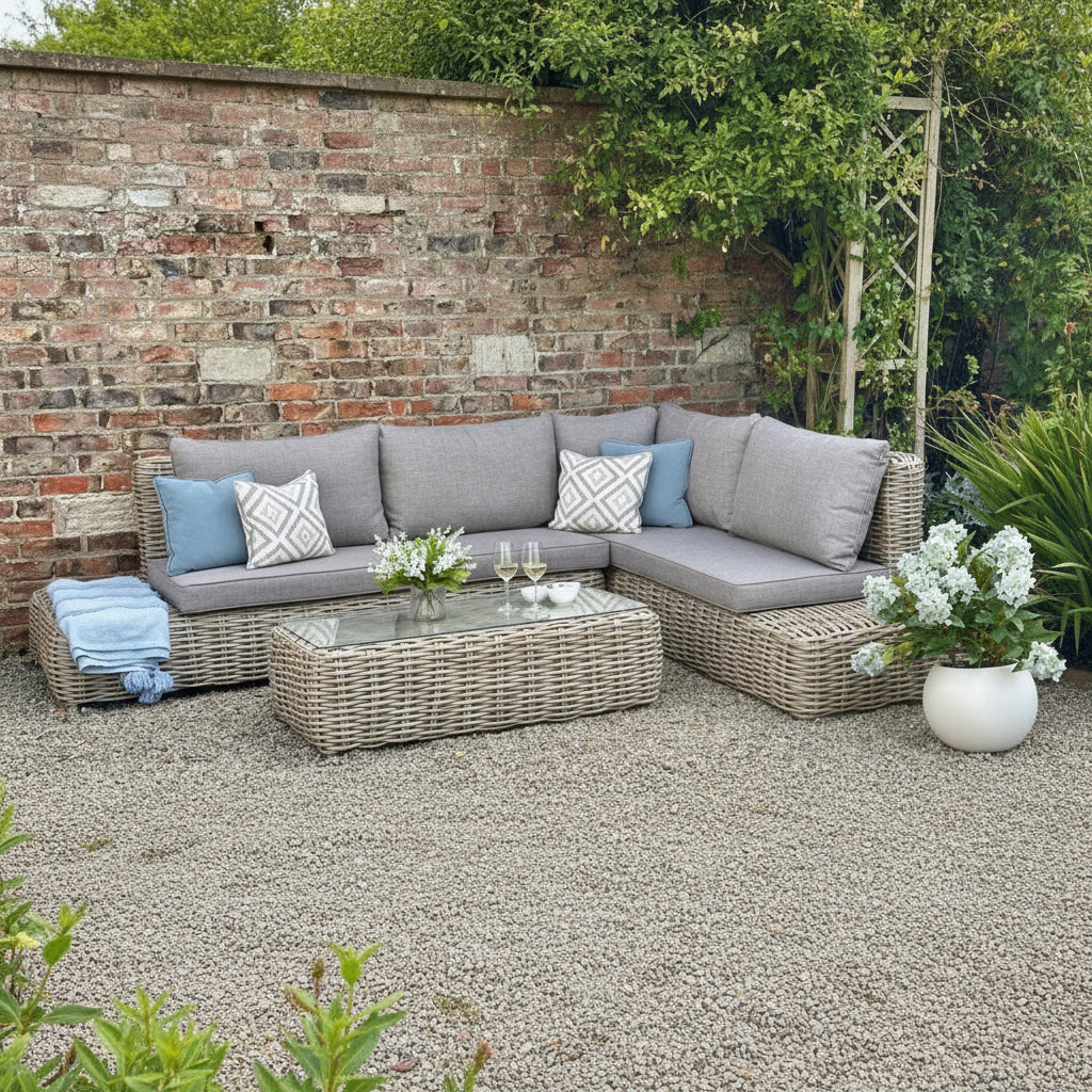Amalfi Collection Outdoor Large Corner Set