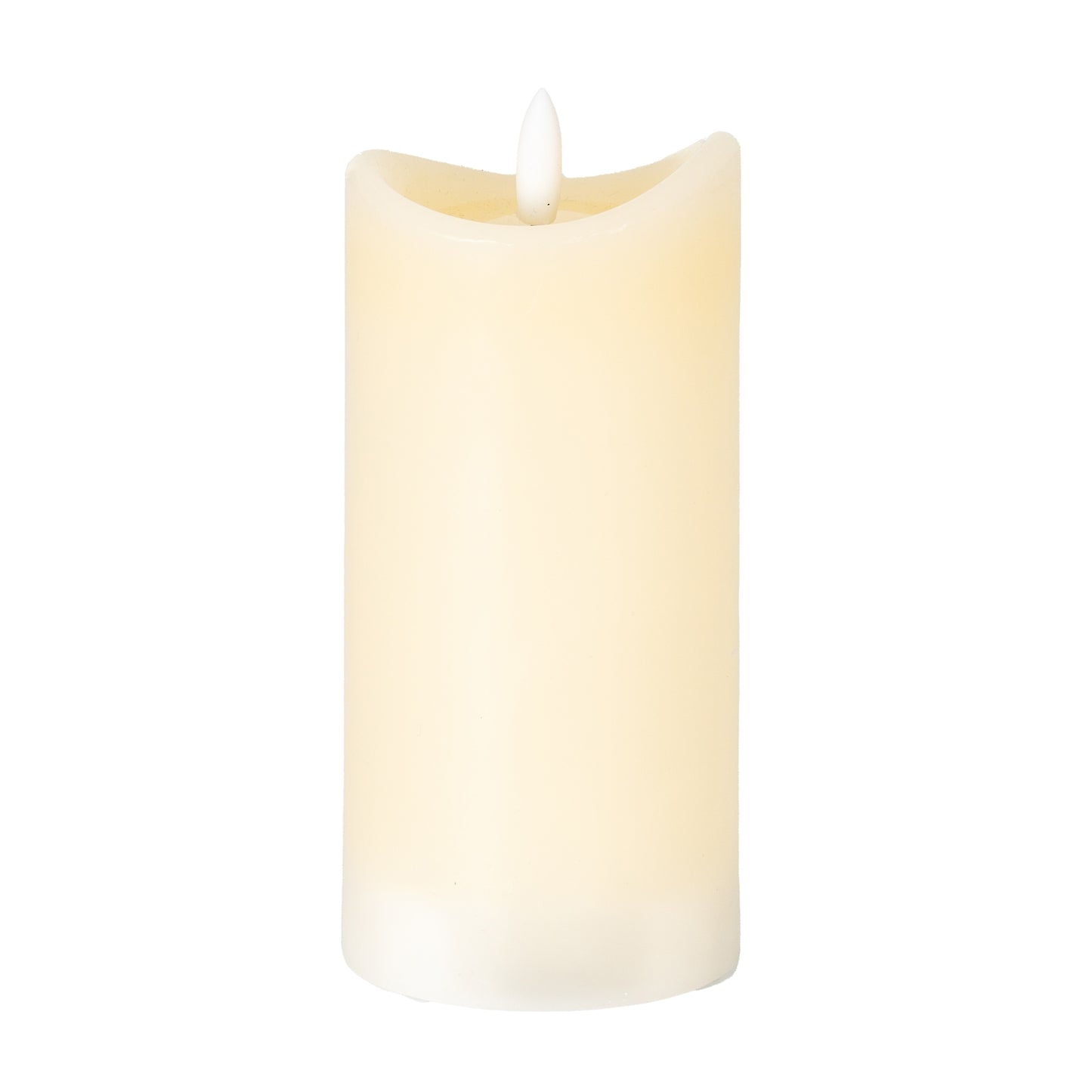Luxe Collection Natural Glow 2.75x6 Cream Melted LED Candle