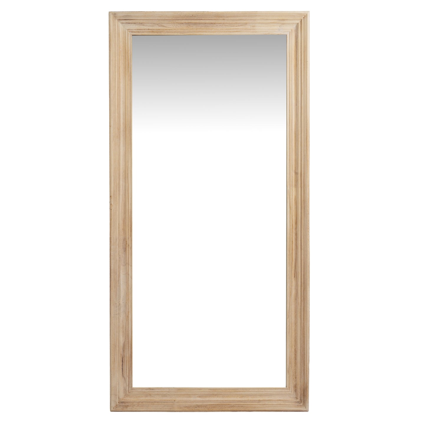 Washed Wood Large Framed Mirror