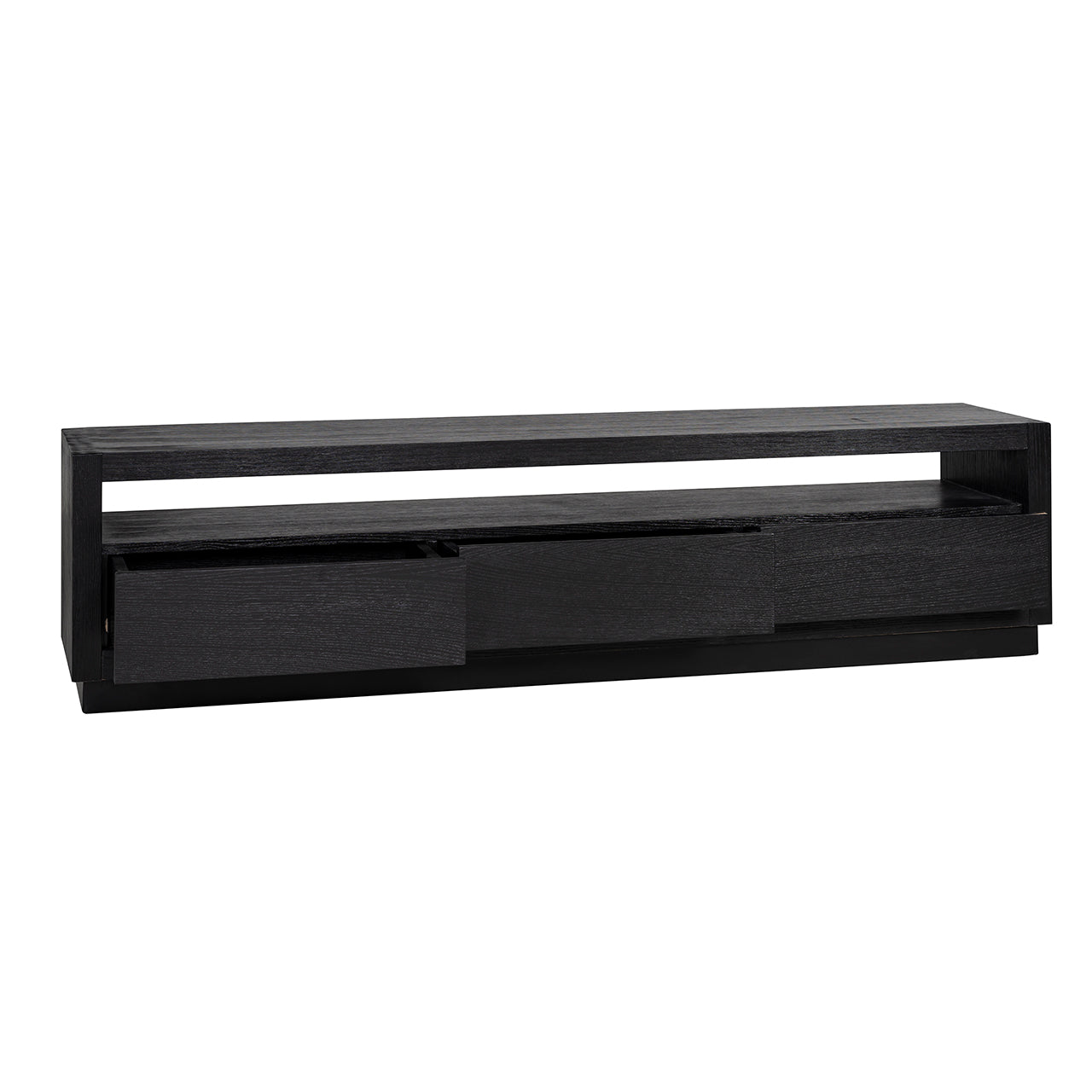 TV cabinet Oakura 3-drawers (Black)- Richmond Interiors