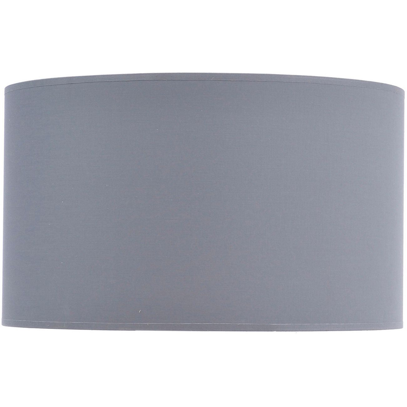 Grey and Silver Lined Drum 20" Lampshade