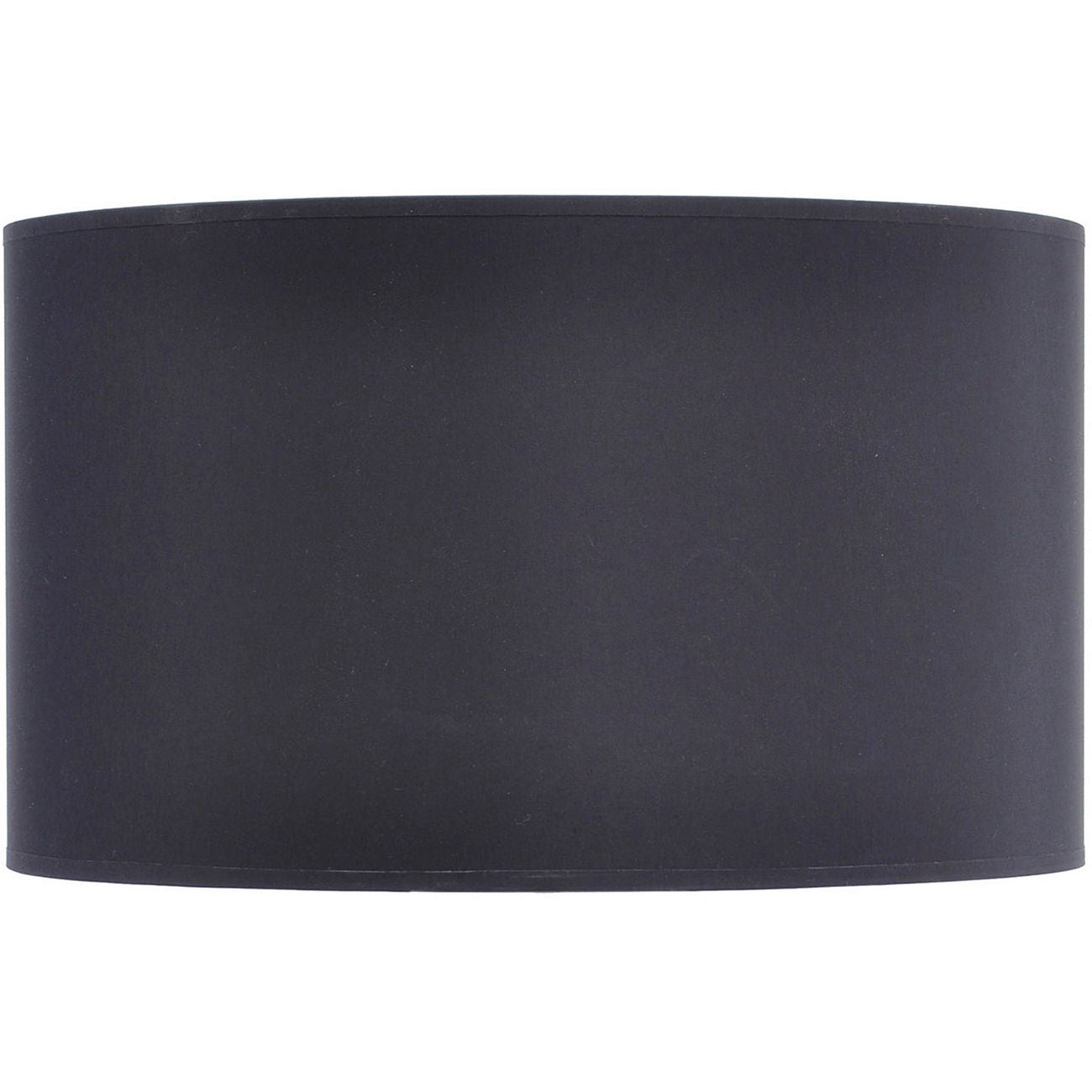 Black and Silver Lined Drum 20" Lampshade