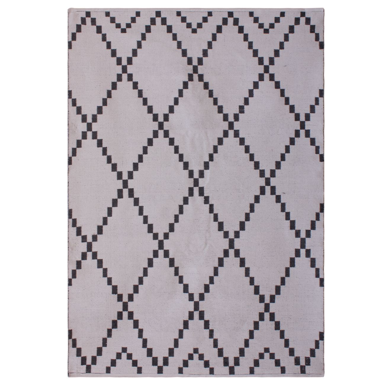 Laridel Jacquard Woven Charcoal & Ivory 160x230cm PET Rug