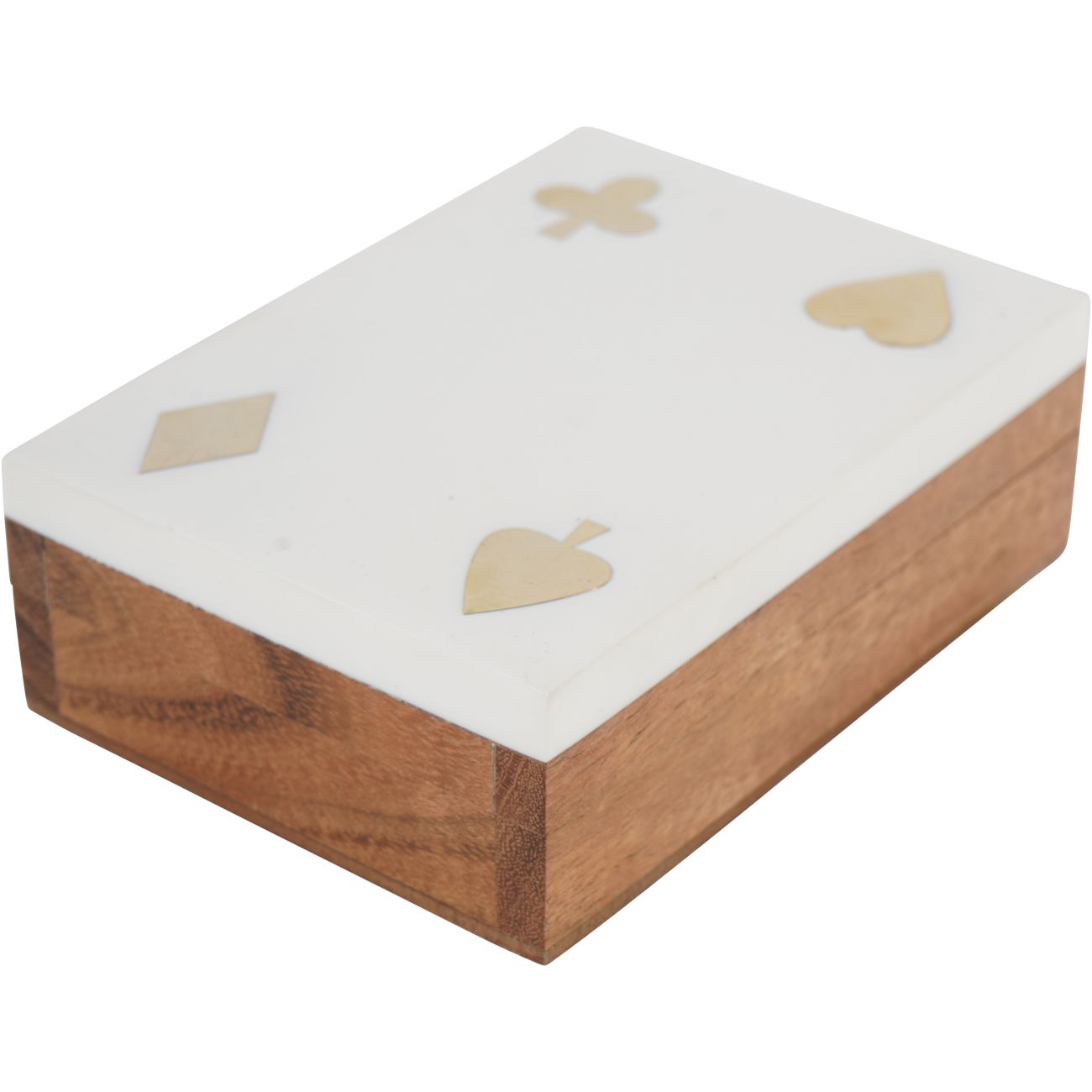 Rowena White and Gold Playing Card Box Set