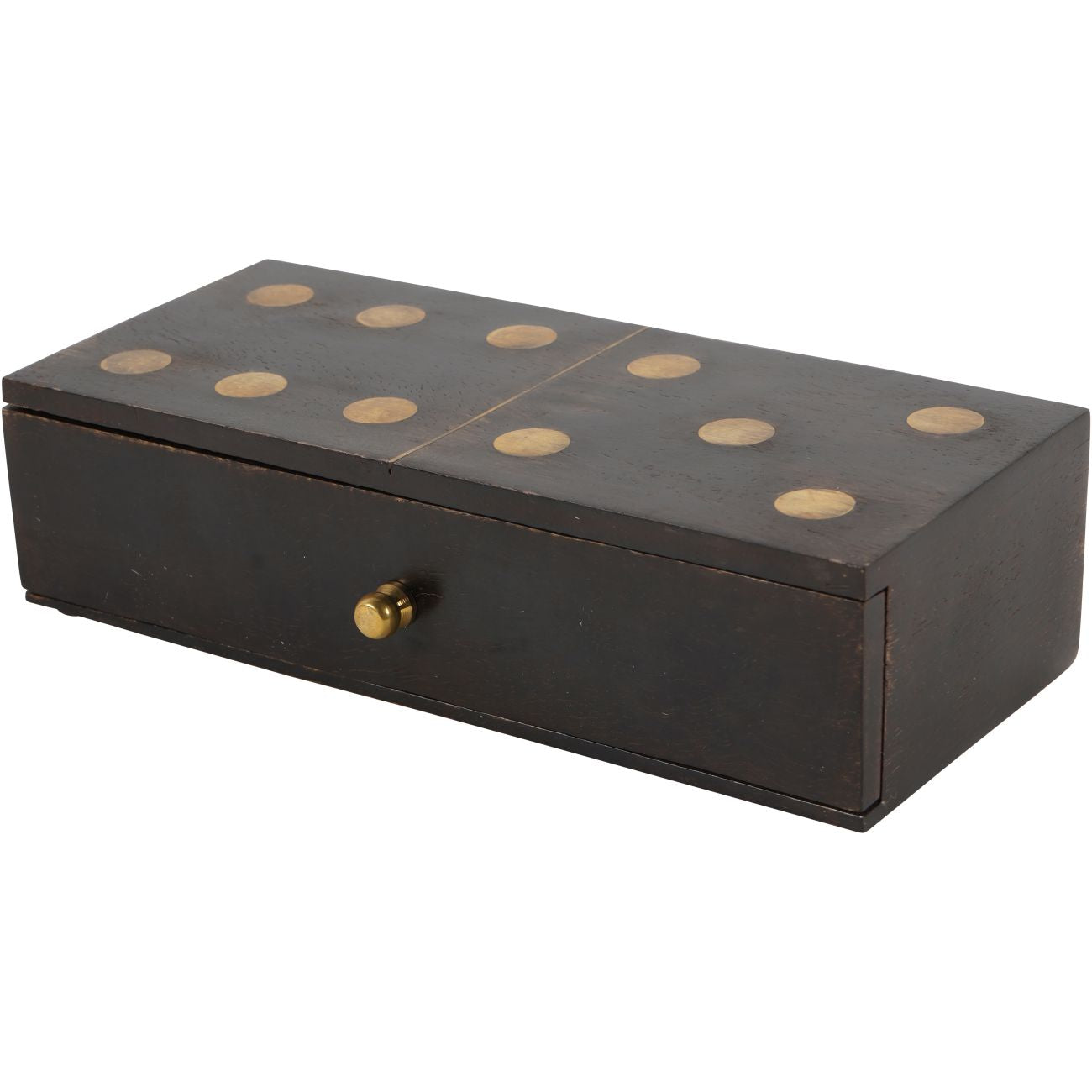 Columbia Small Wooden Domino Set in Storage Box