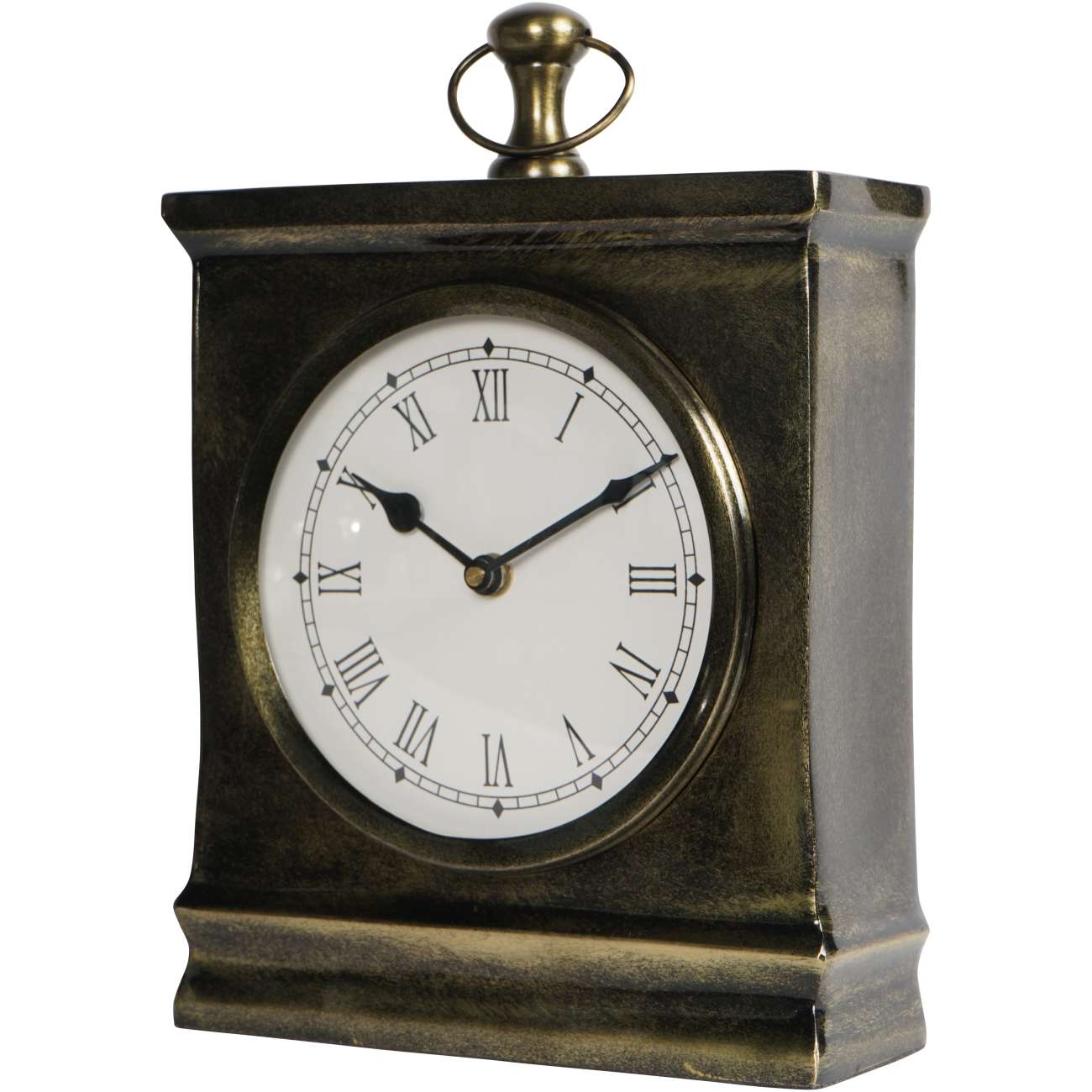 Taunton Antique Finish Mantel Clock Large