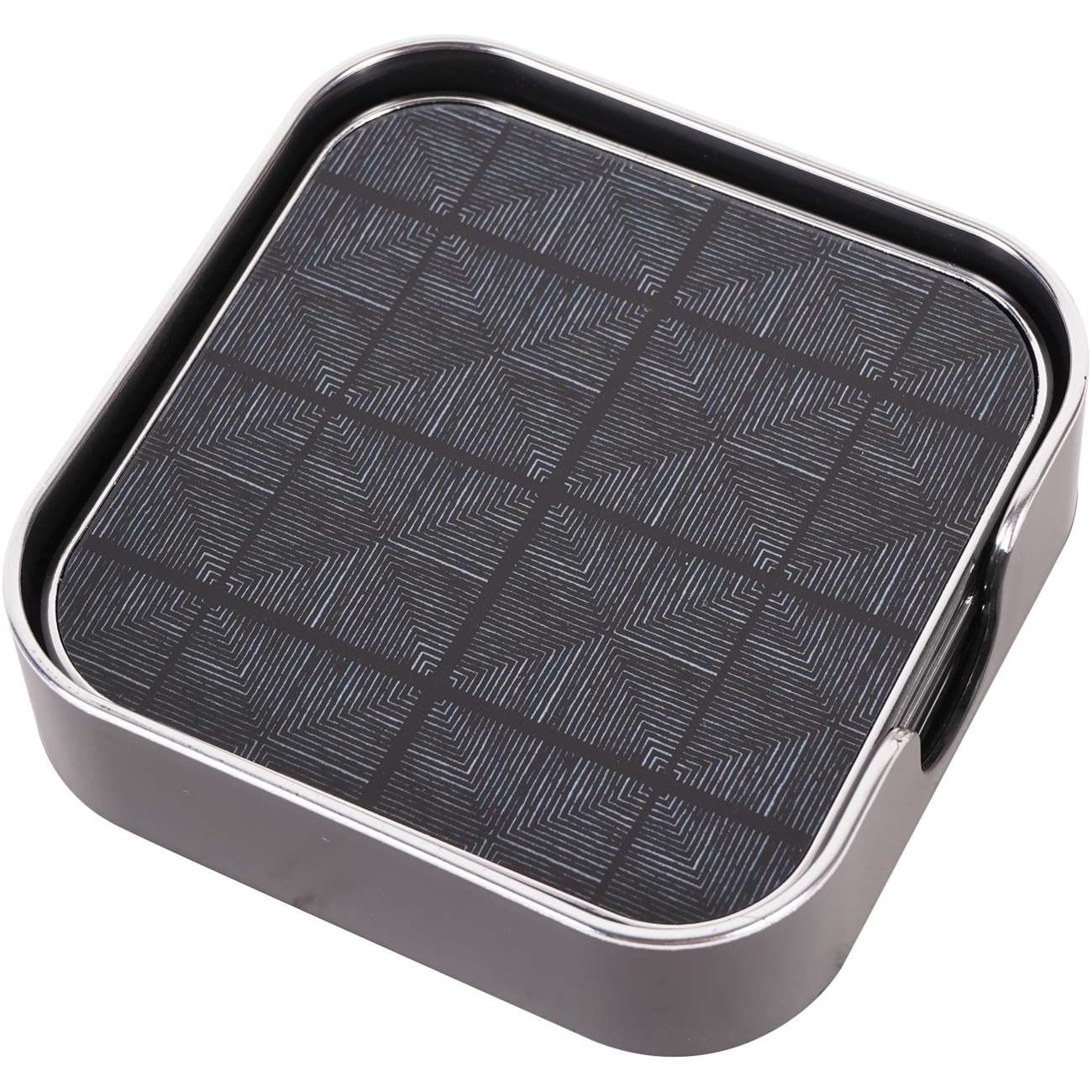 Squares Pattern Coasters Set of 4