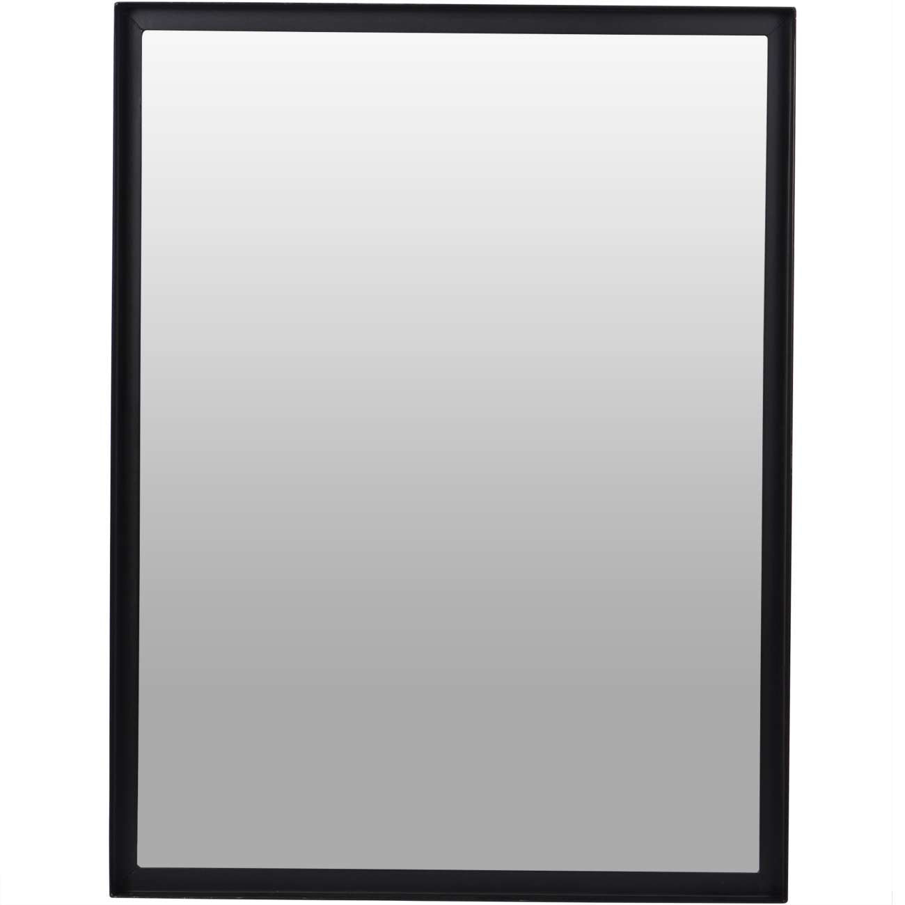 Bronks Black Acacia Wall Mirror 100 x76cm