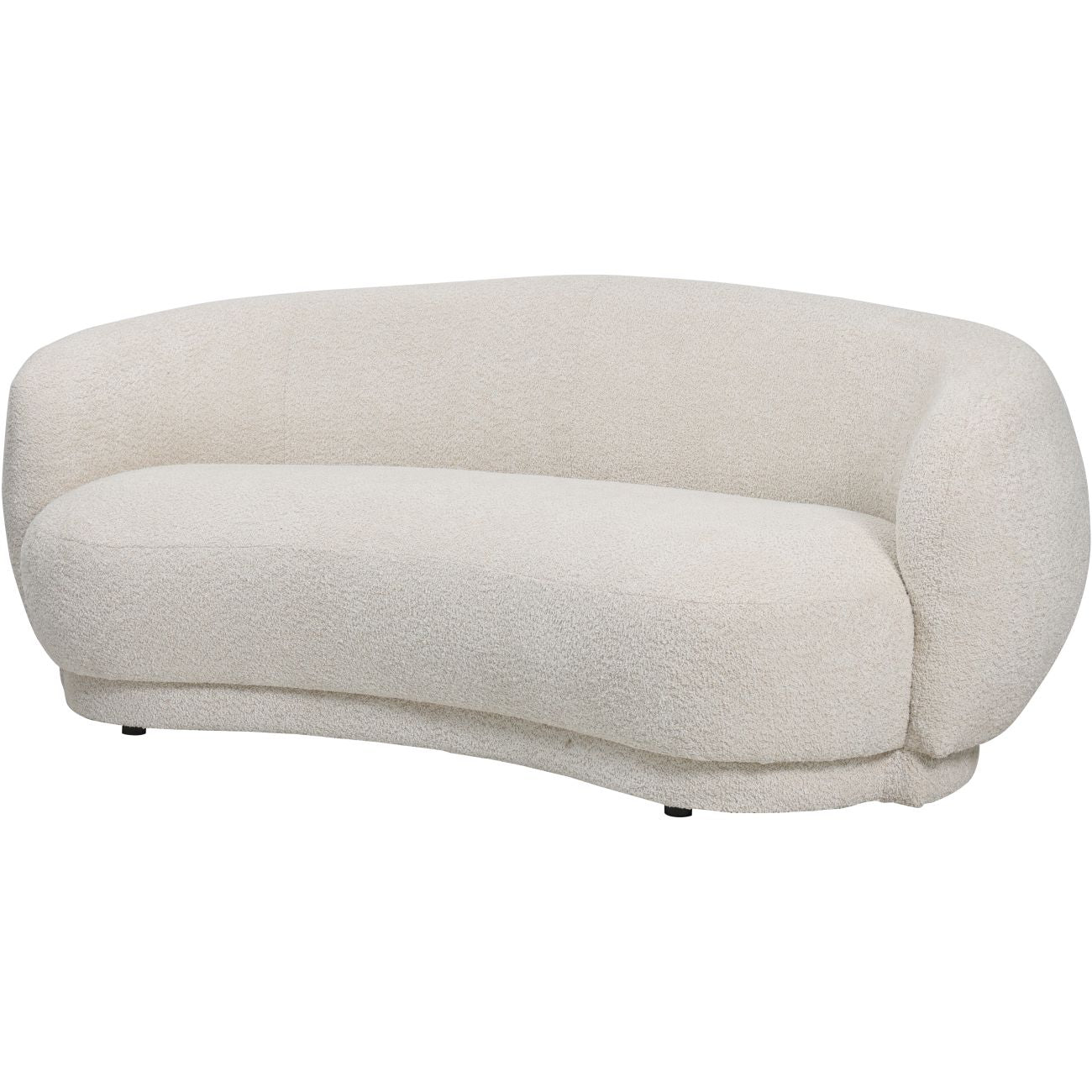 Casa Seater Curved Mini Sofa Cream