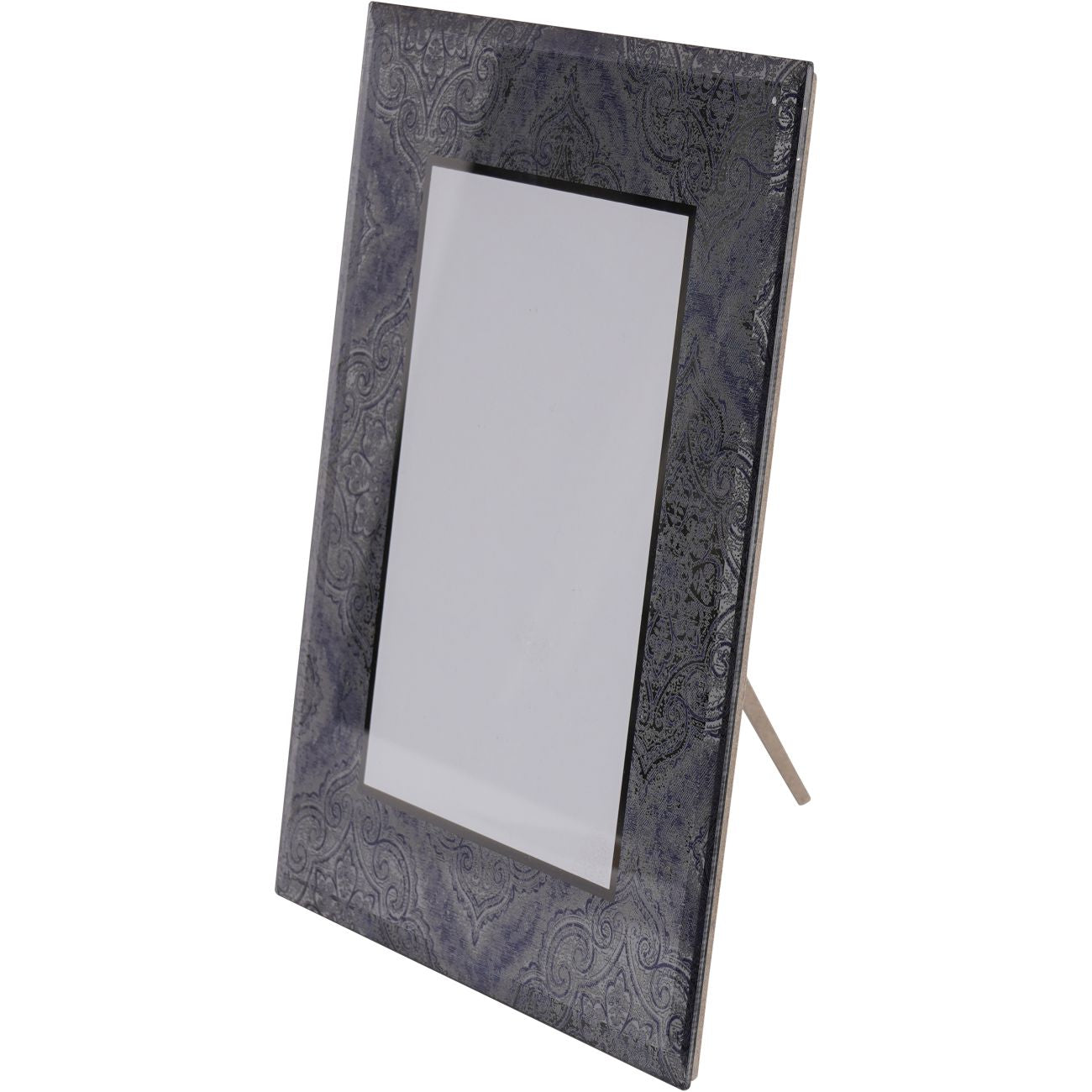 Mandala Pattern Smoked Mirror Photo Frame 7x5