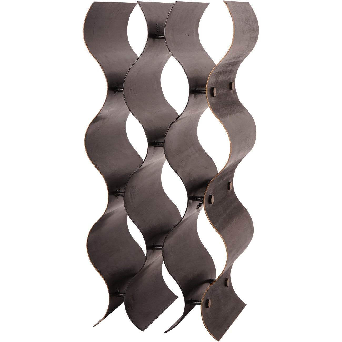 Stamford Vintage Bronze 9 Bottle Wine Rack