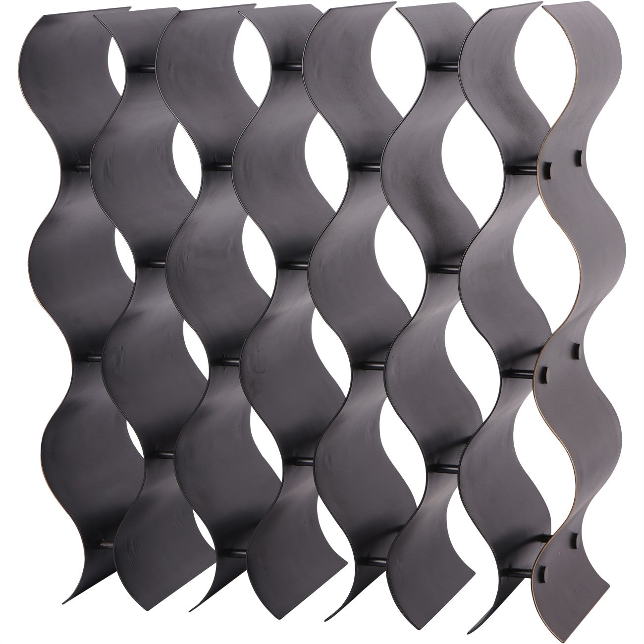 Stamford Vintage Bronze 18 Bottle Wine Rack