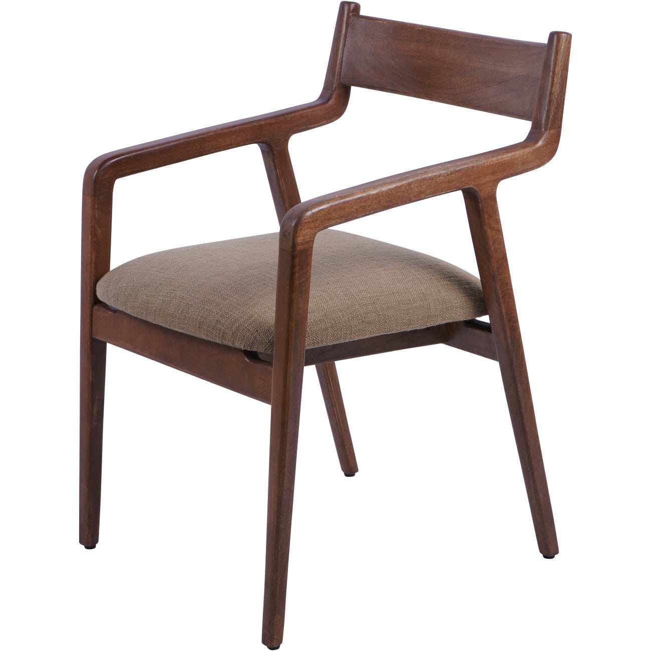 Monterey Wooden Upholstered Dining Chair in Cappuccino
