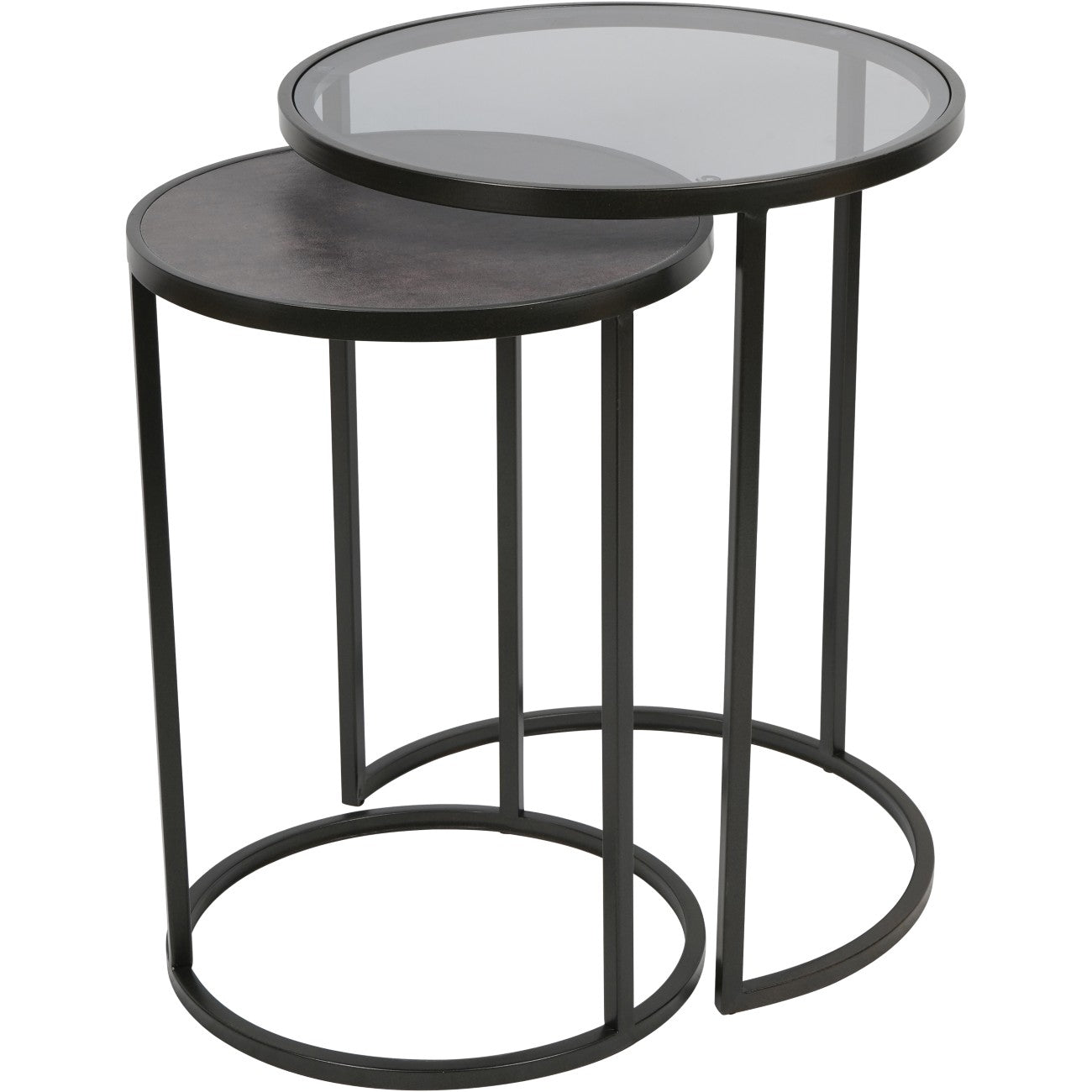 Turner Set of 2 Nesting Side Tables