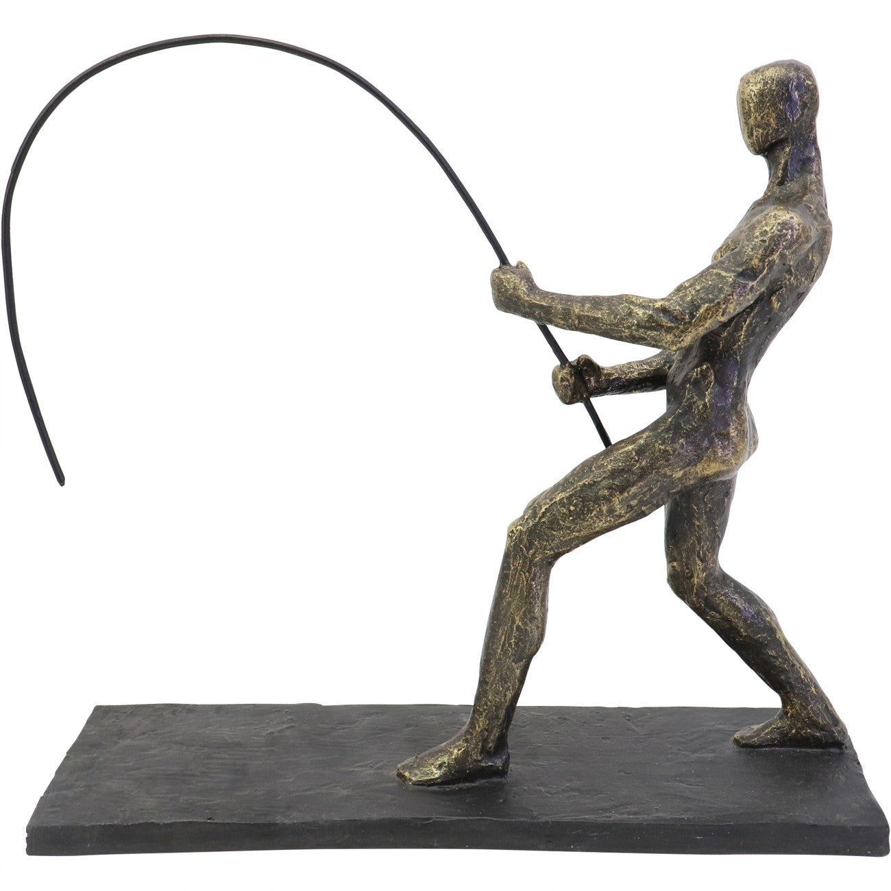 Fishing Sculpture on Stand