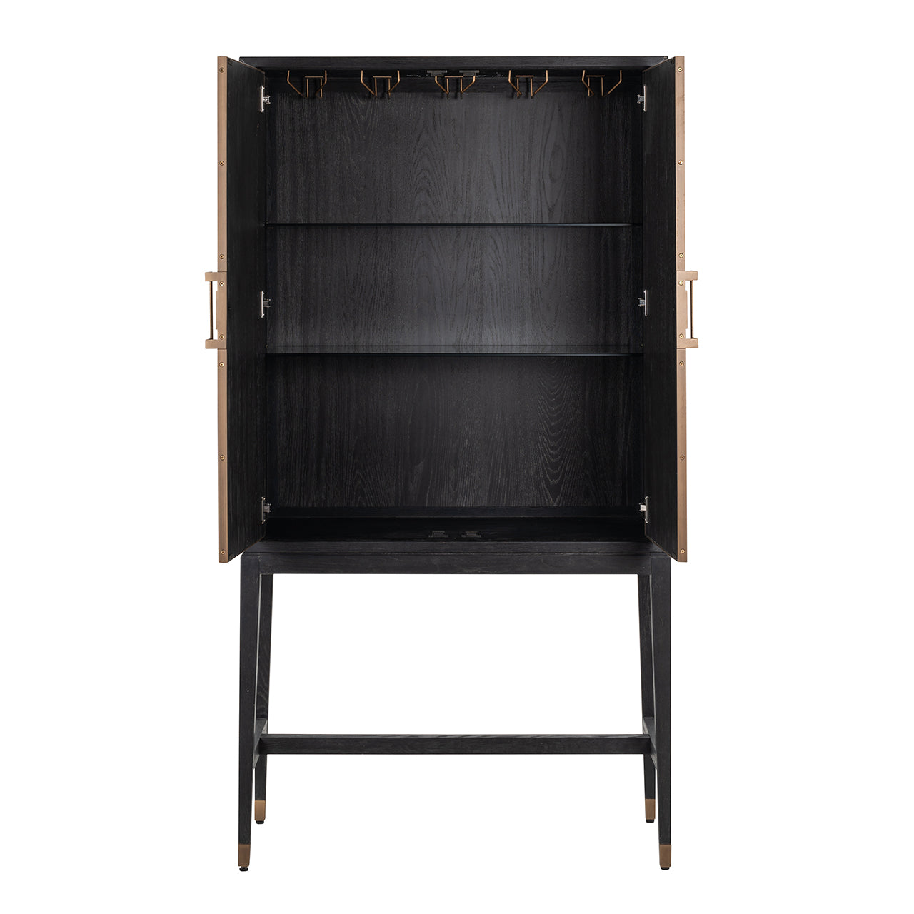 Bar Cabinet Bloomville 2-doors (Gold)- Richmond Interiors