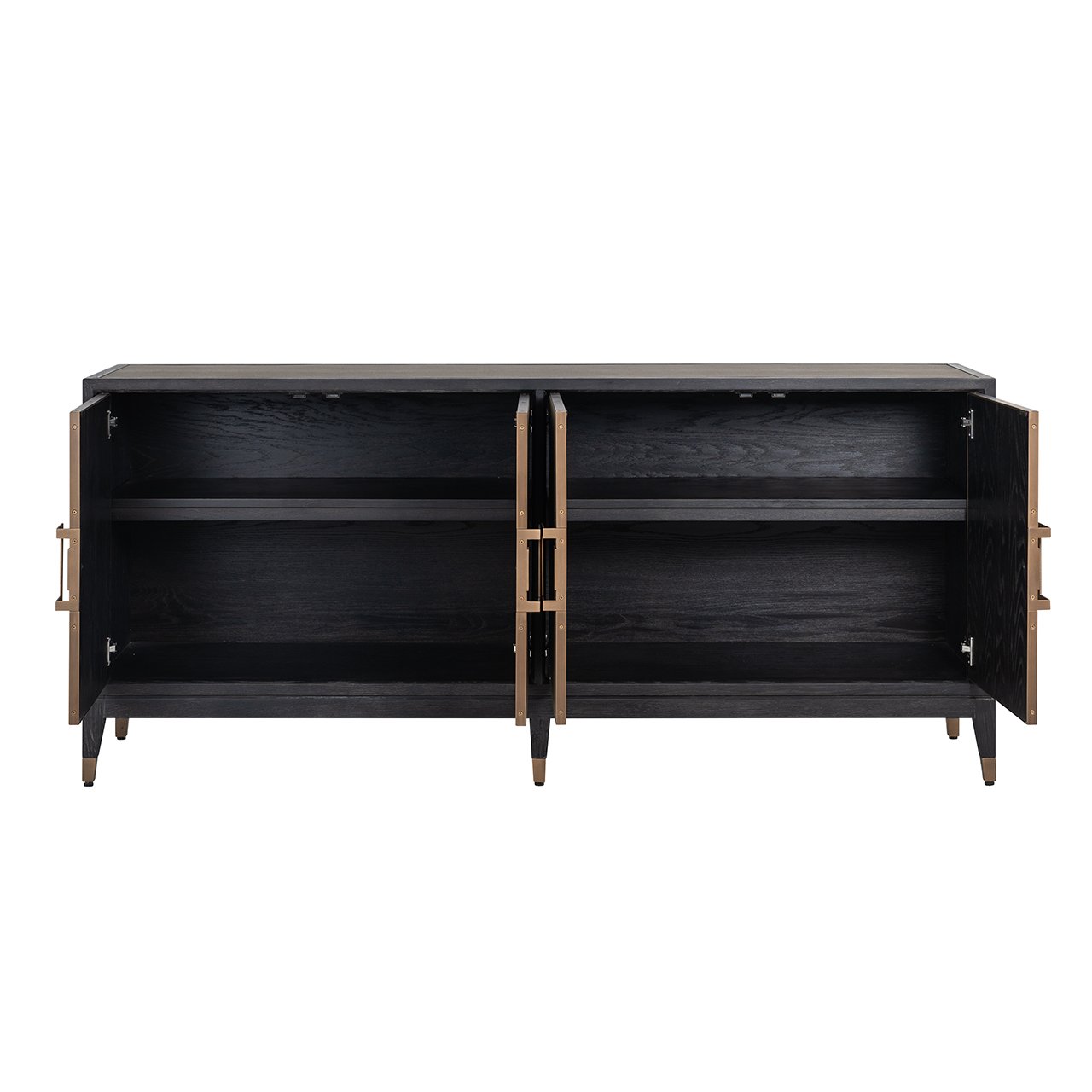 Sideboard Bloomville 4-doors (Gold)- Richmond Interiors
