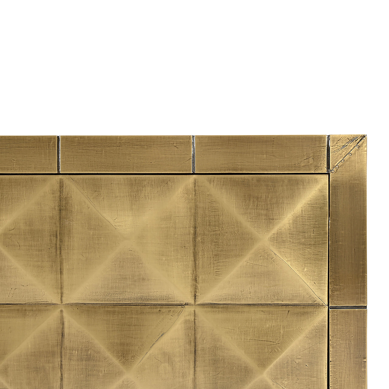 TV cabinet Collada 4-doors (Brushed Gold)- Richmond Interiors