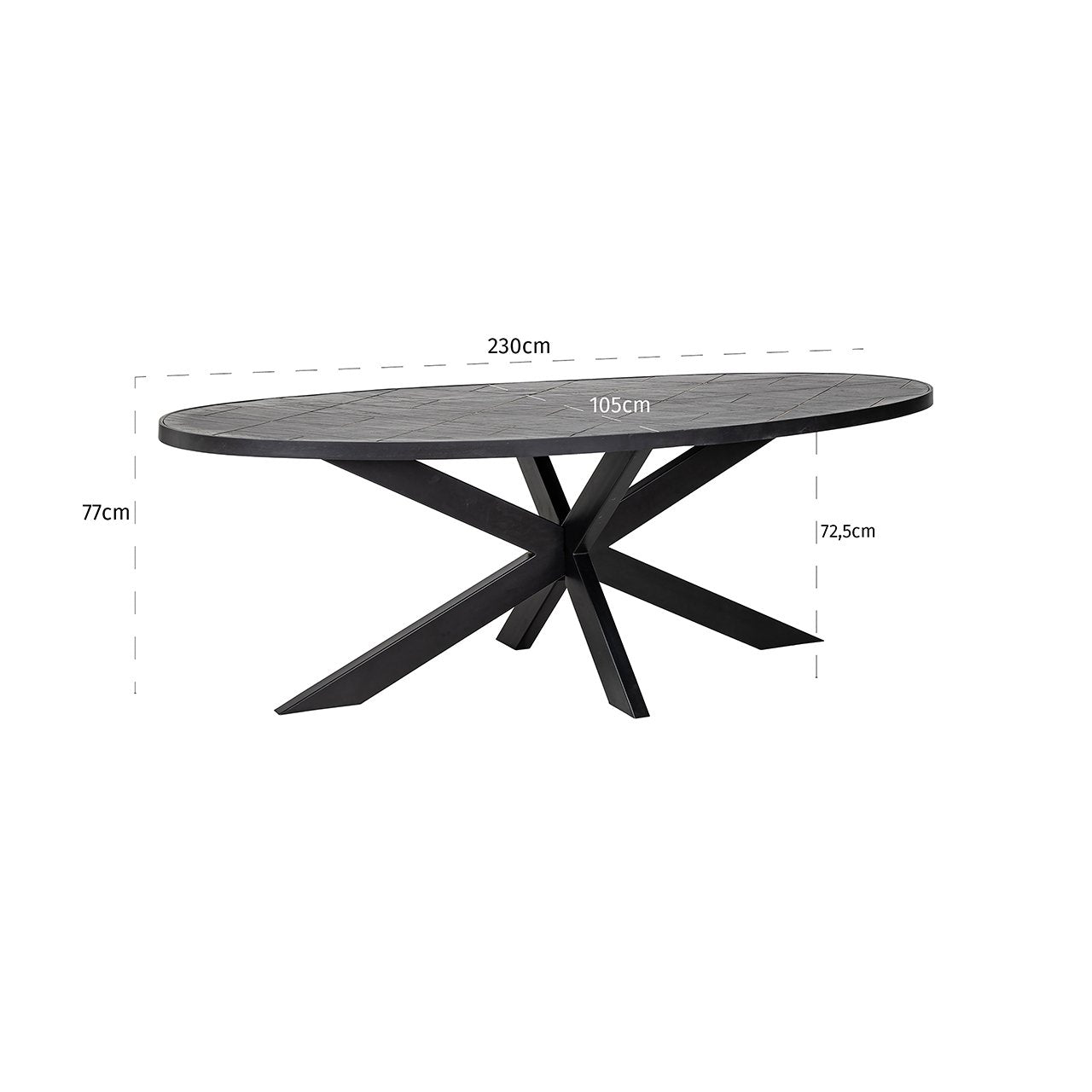 Dining table Scotch 230 oval- Richmond Interiors