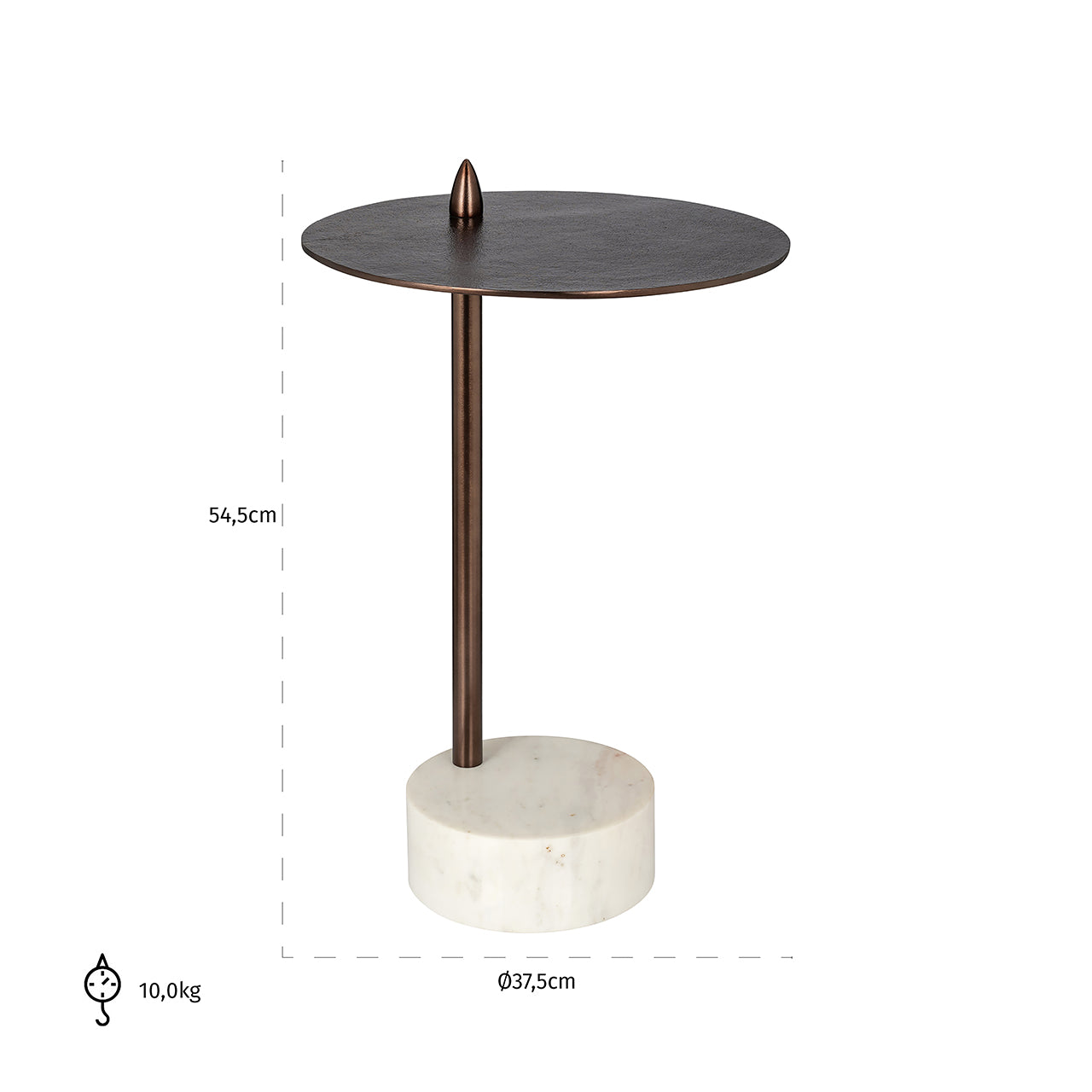 End table Barron (Bronze)- Richmond Interiors