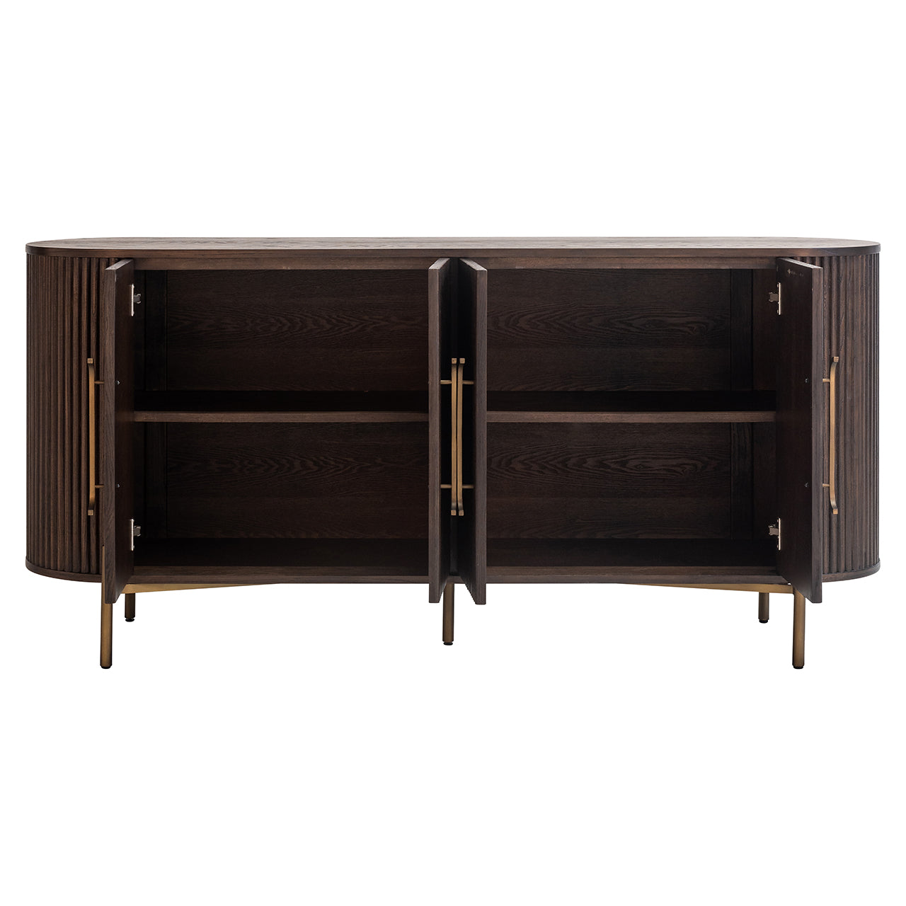 Sideboard Luxor 4-doors (Brown)- Richmond Interiors