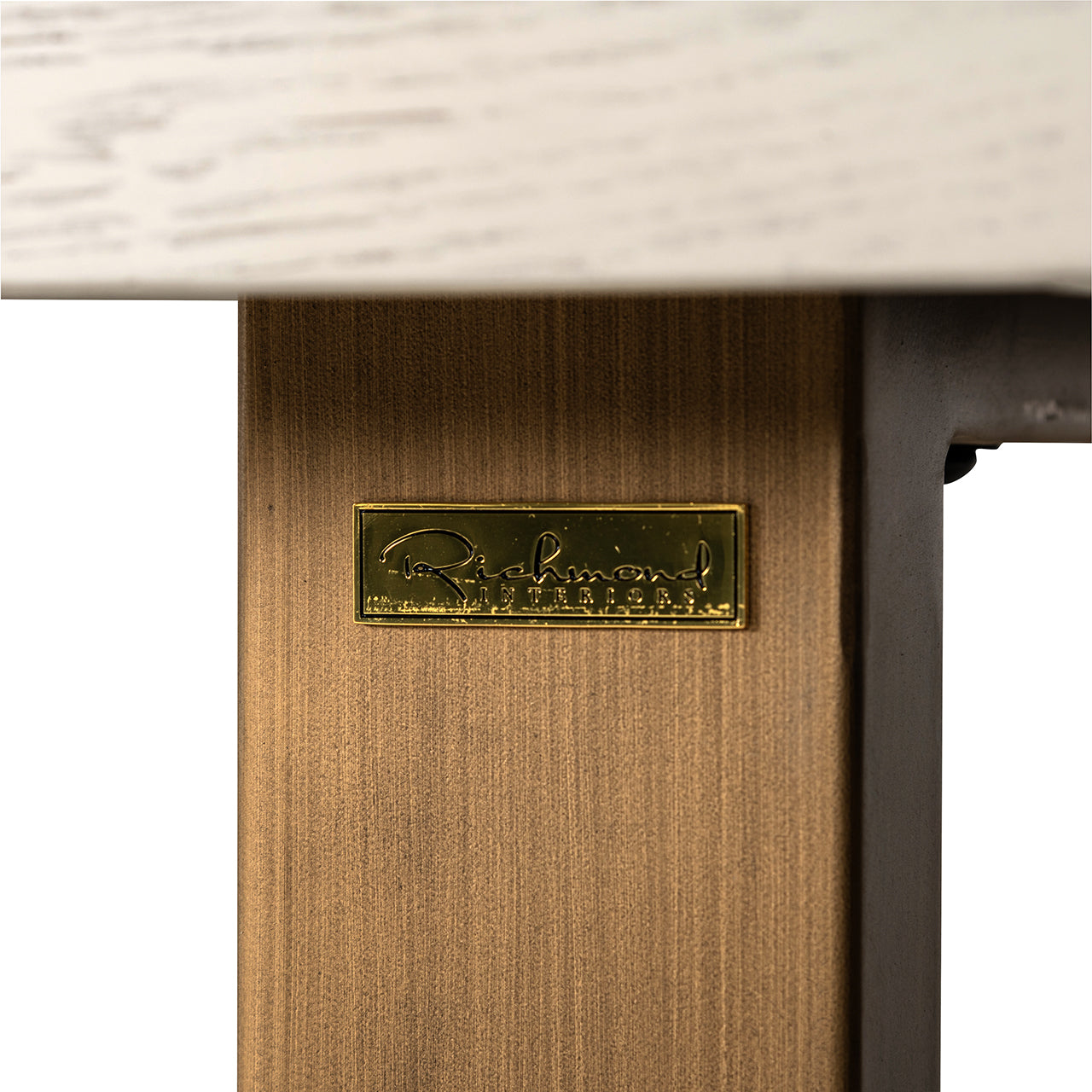 Dining table Whitebone brass 235 (Verona Grey)- Richmond Interiors