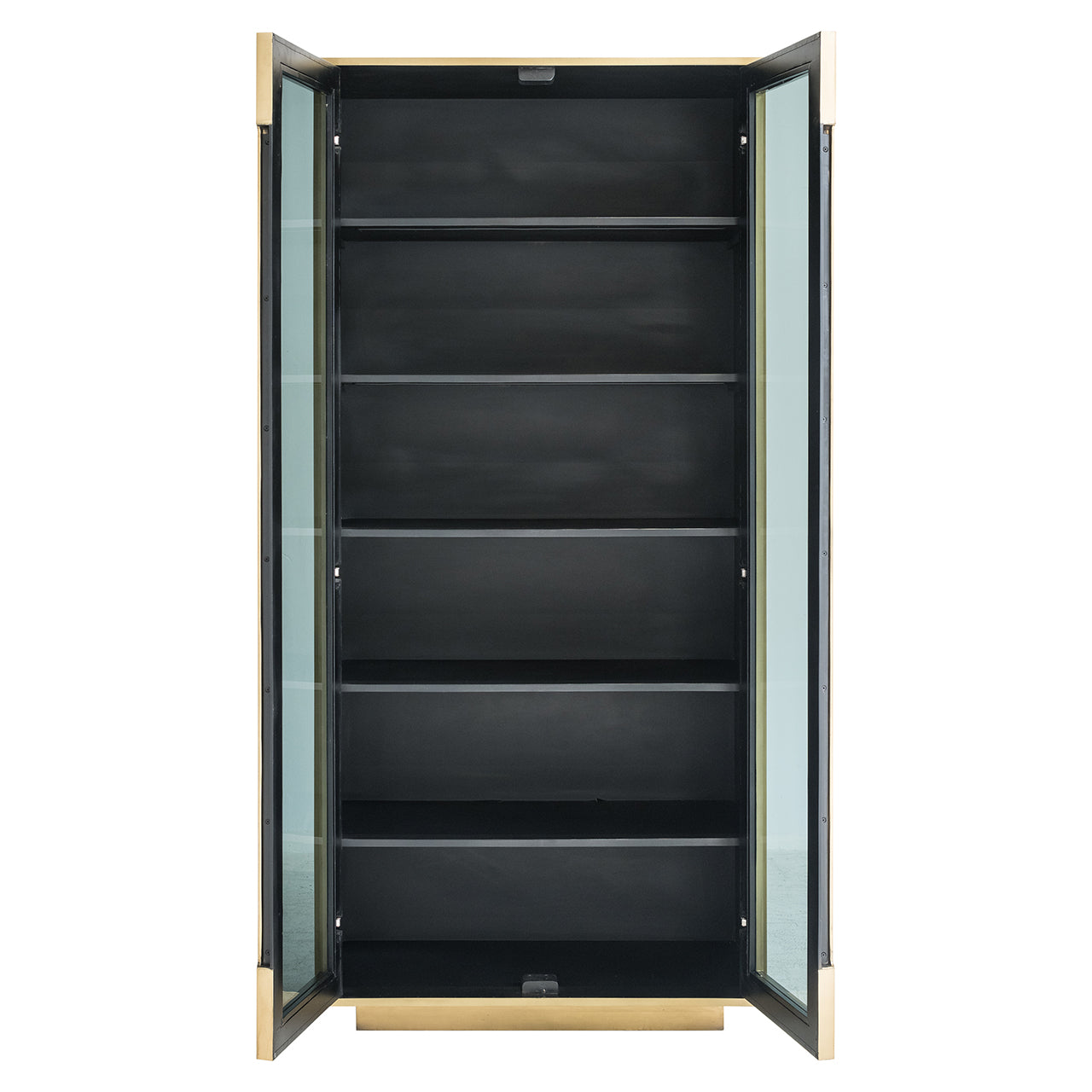 Cabinet Finsbury 2-doors (Black/gold)- Richmond Interiors