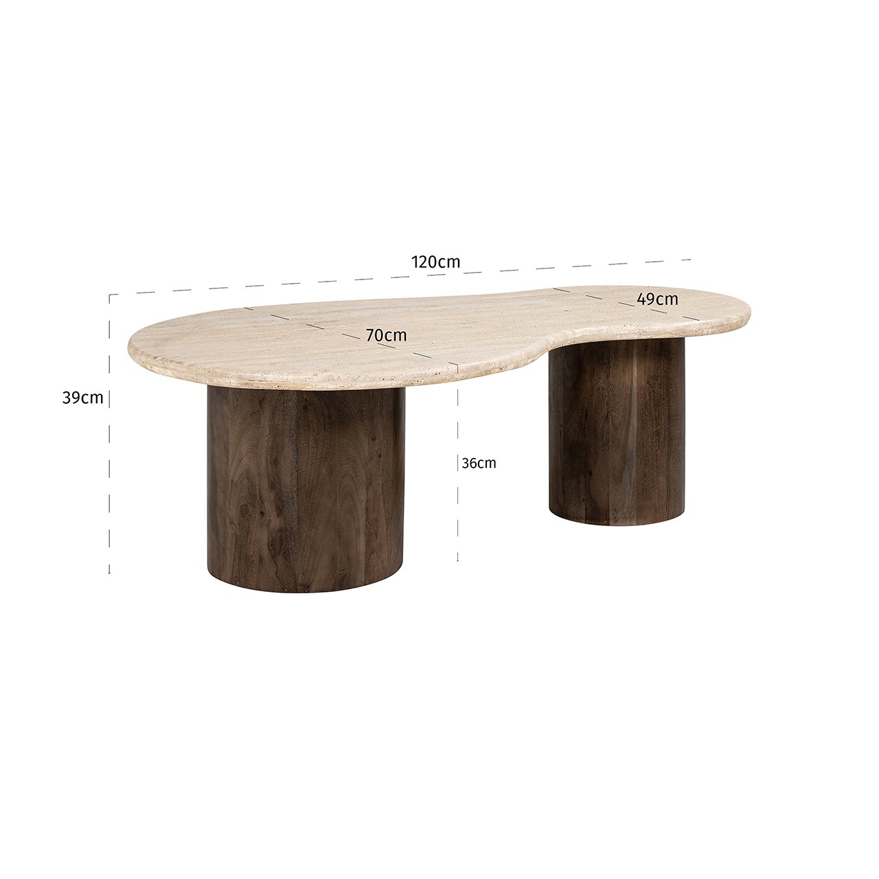 Coffee table Douglas (Brown)- Richmond Interiors