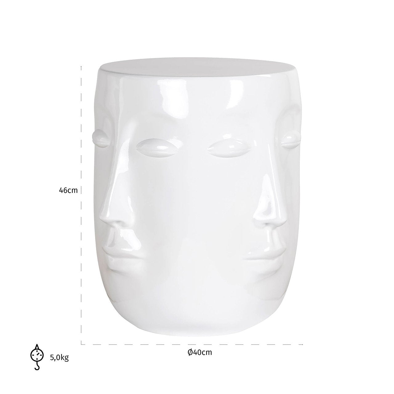 End table Christy white- Richmond Interiors