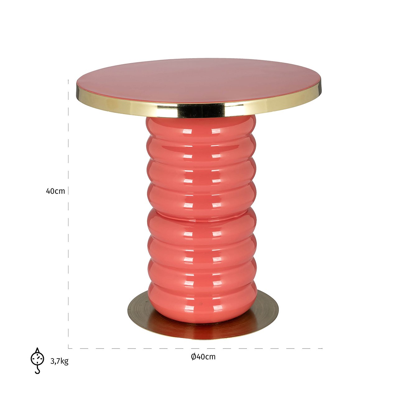 End table Shirin (Pink)- Richmond Interiors