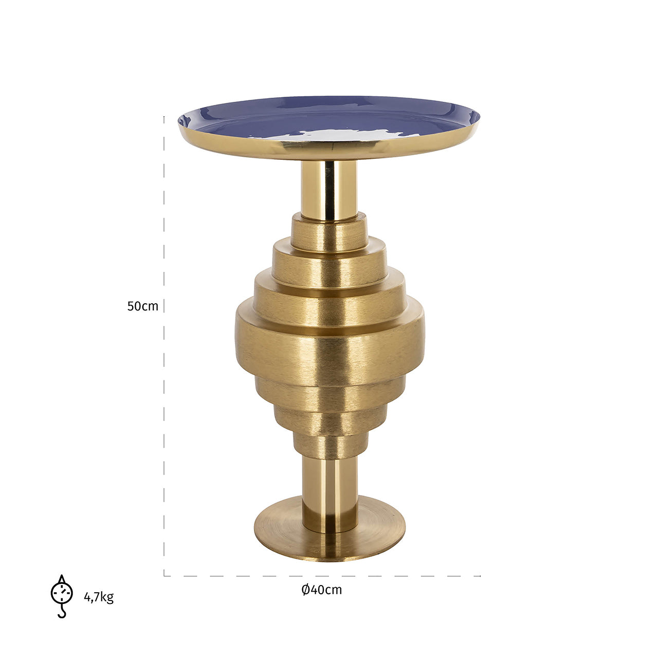 End table Renao (Gold)- Richmond Interiors
