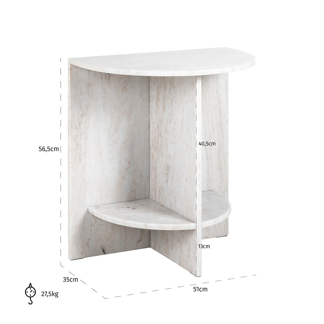 End table Lansky (Beige)- Richmond Interiors