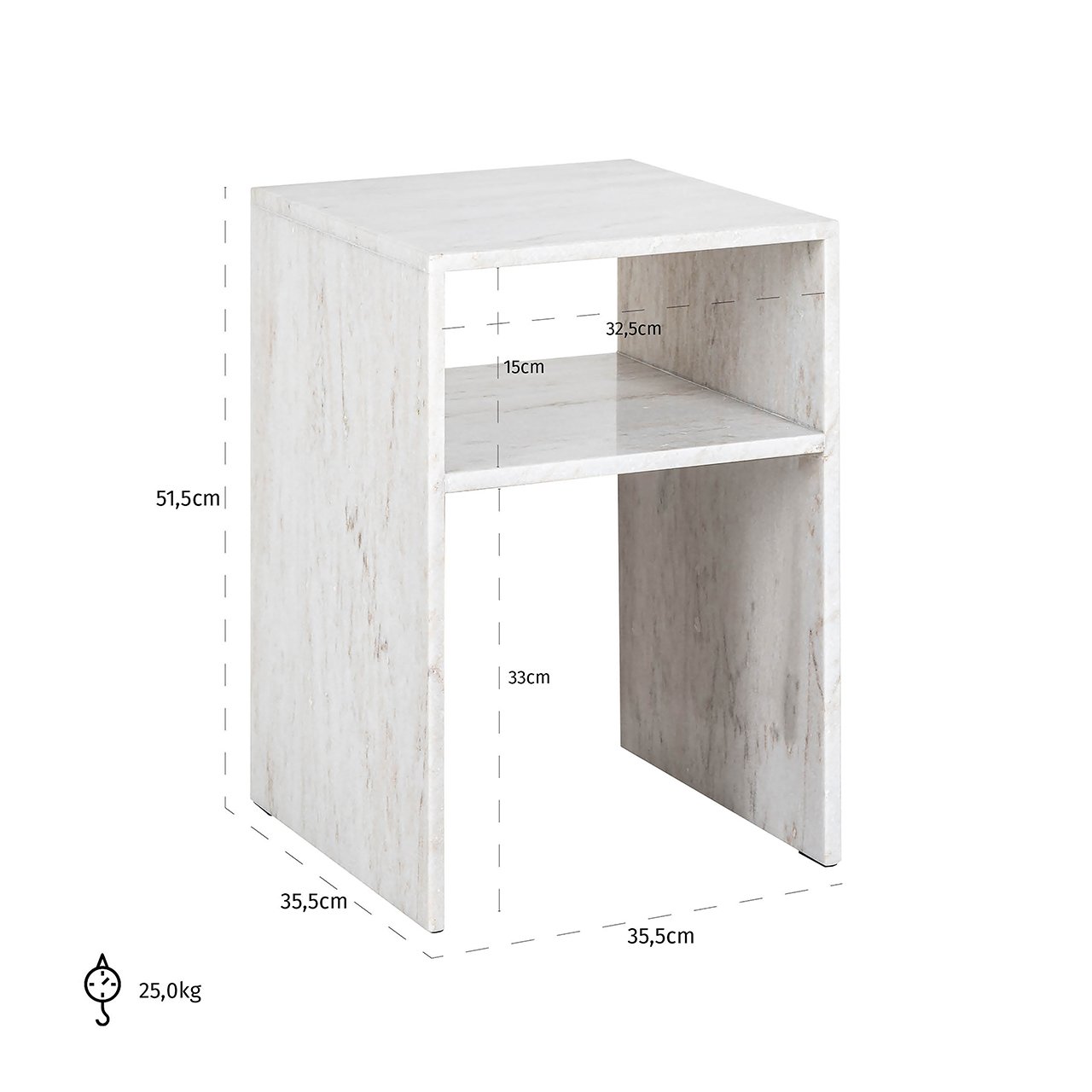 End table Moran (Beige)- Richmond Interiors