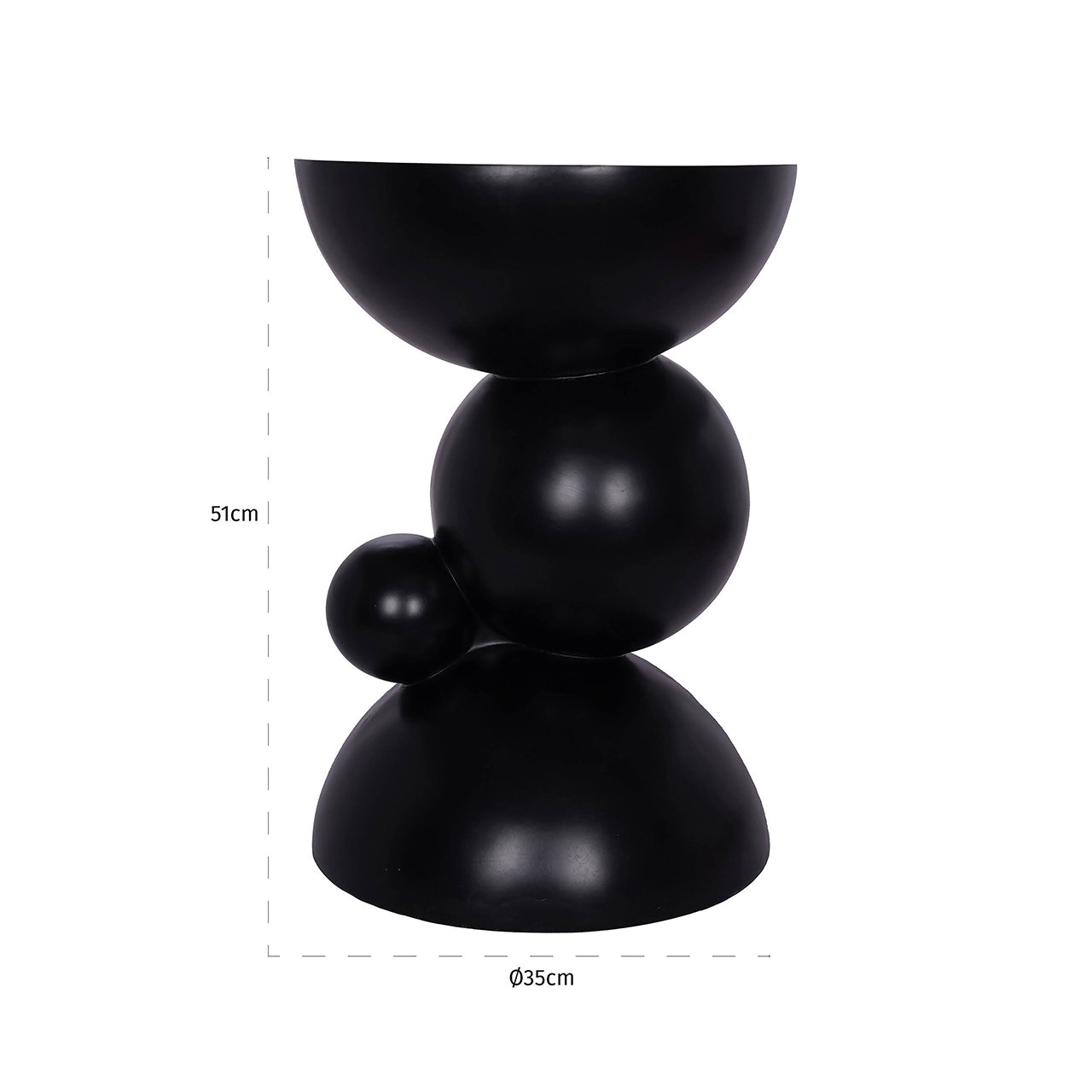 End table Jing (Black)- Richmond Interiors