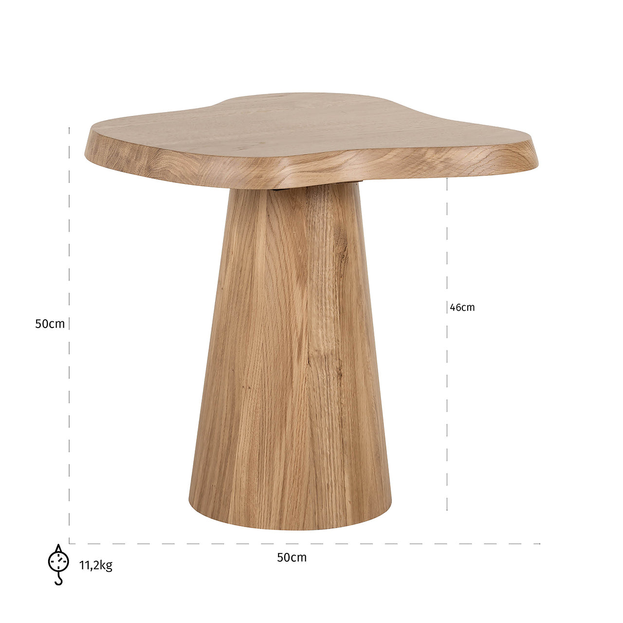 End table Riva (Natural oak)- Richmond Interiors