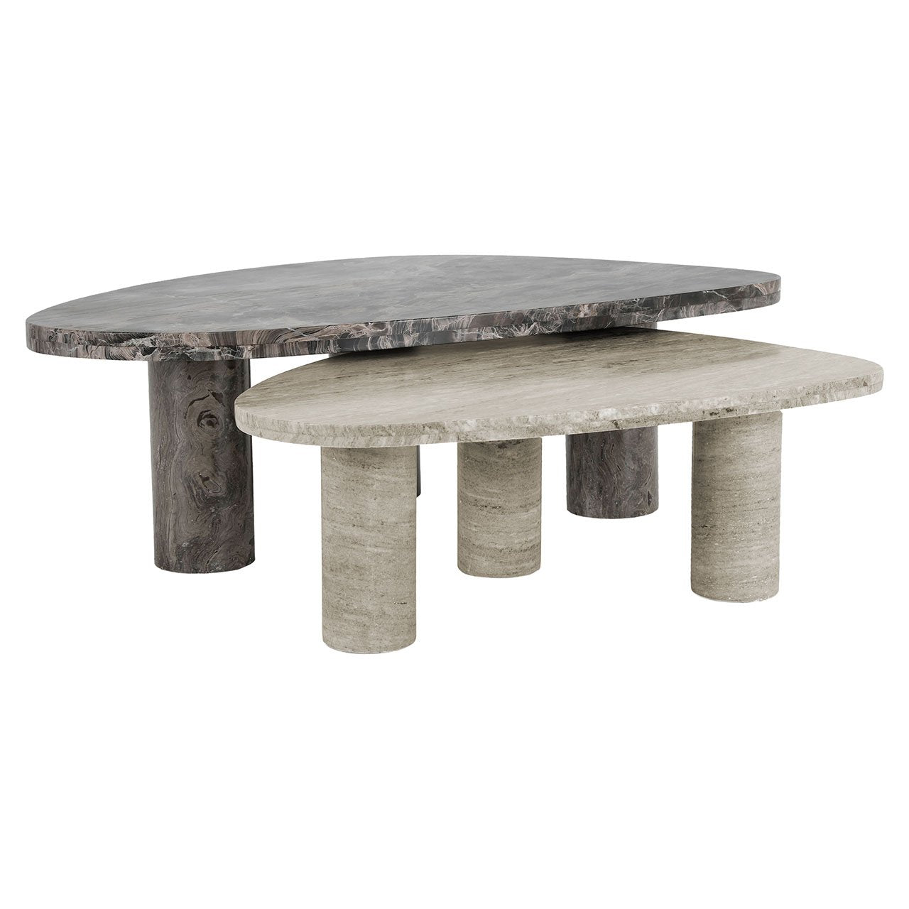 Coffee table Nazario set of 2 (Brown)- Richmond Interiors