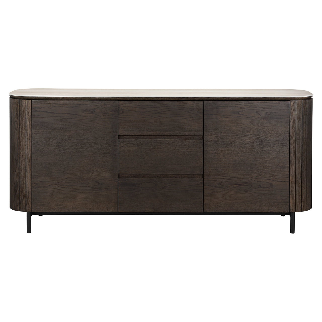 Sideboard Ritz 2-doors 3-drawers (Brown)- Richmond Interiors