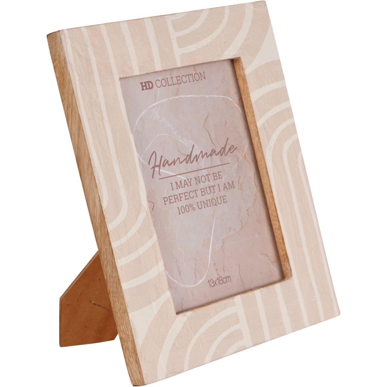 Photo Frame Mango Wood Peach 13x18cm