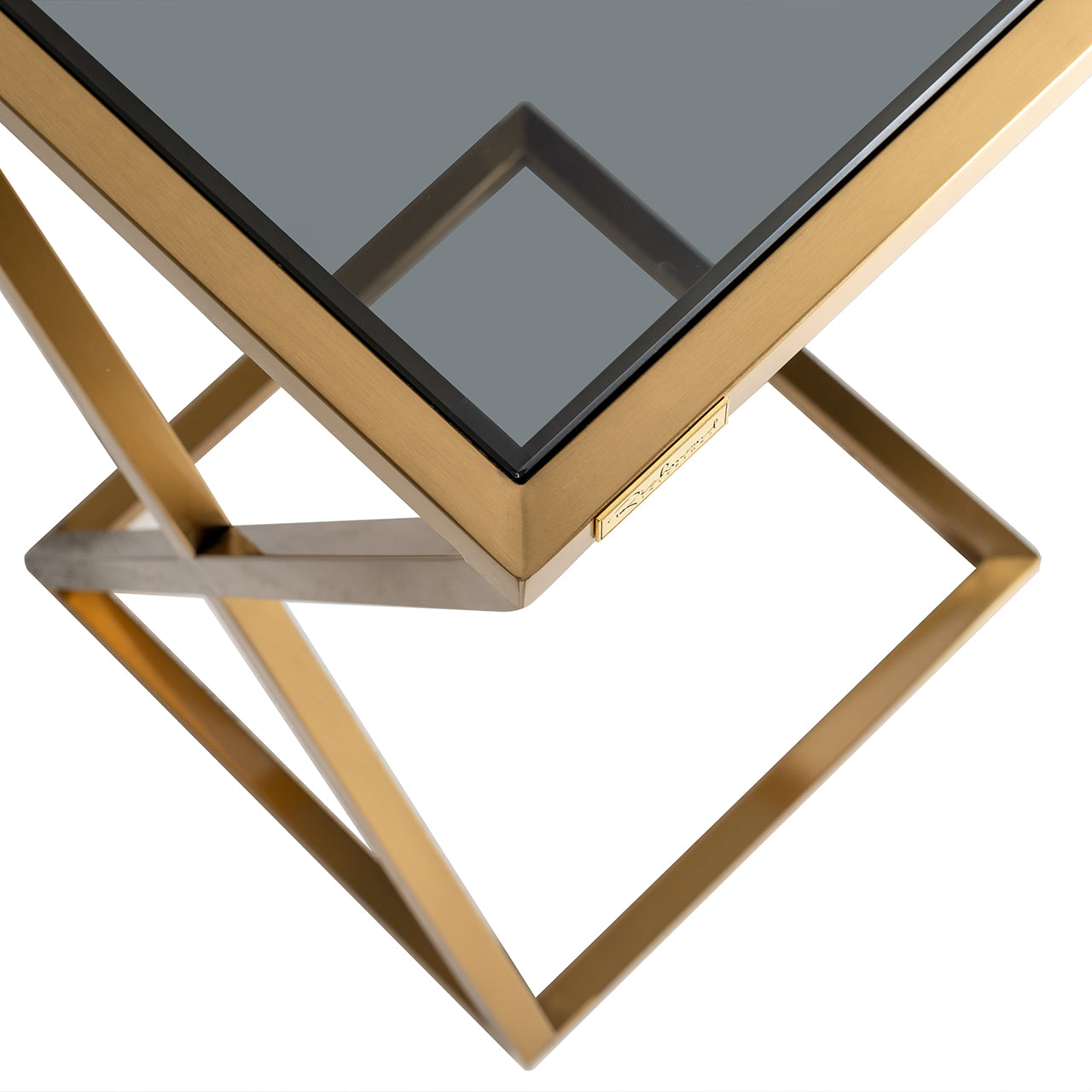 Sofa table Paramount brushed gold (Brushed Gold)- Richmond Interiors
