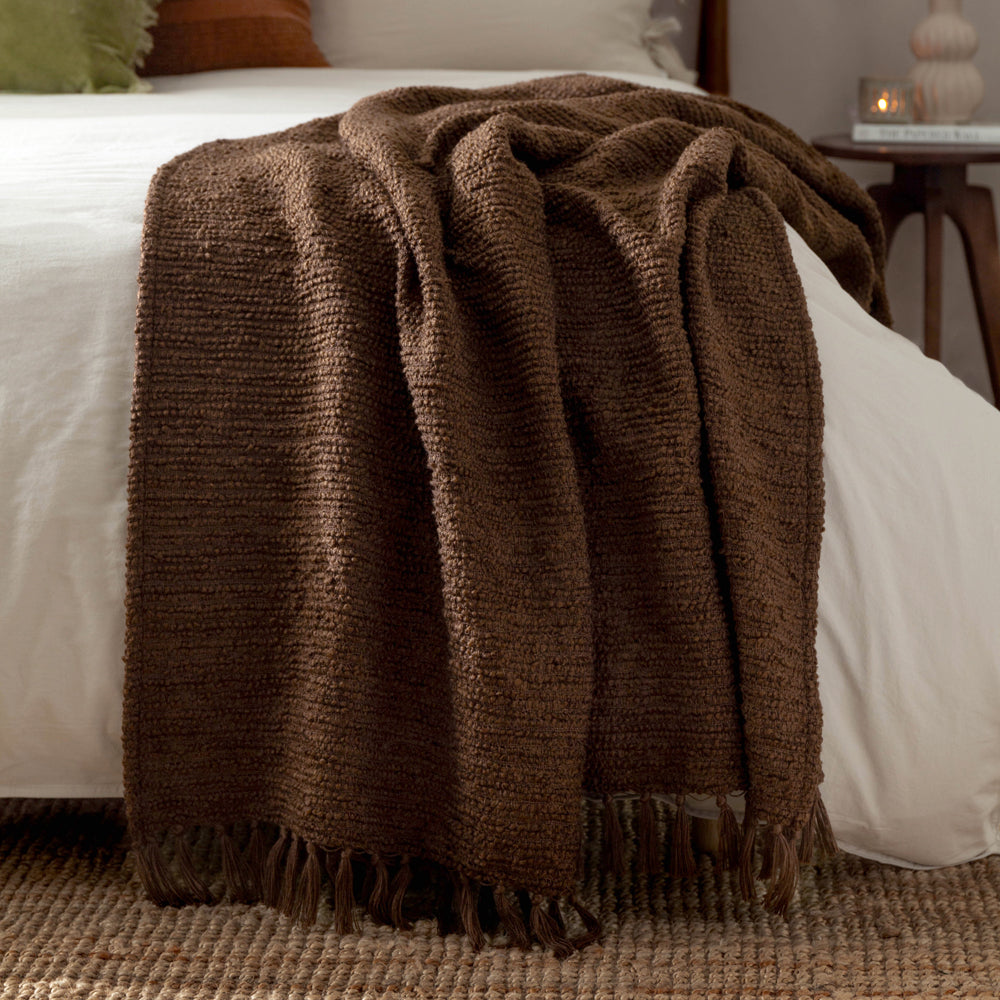 CANDAR 130X170 THROW COCOA
