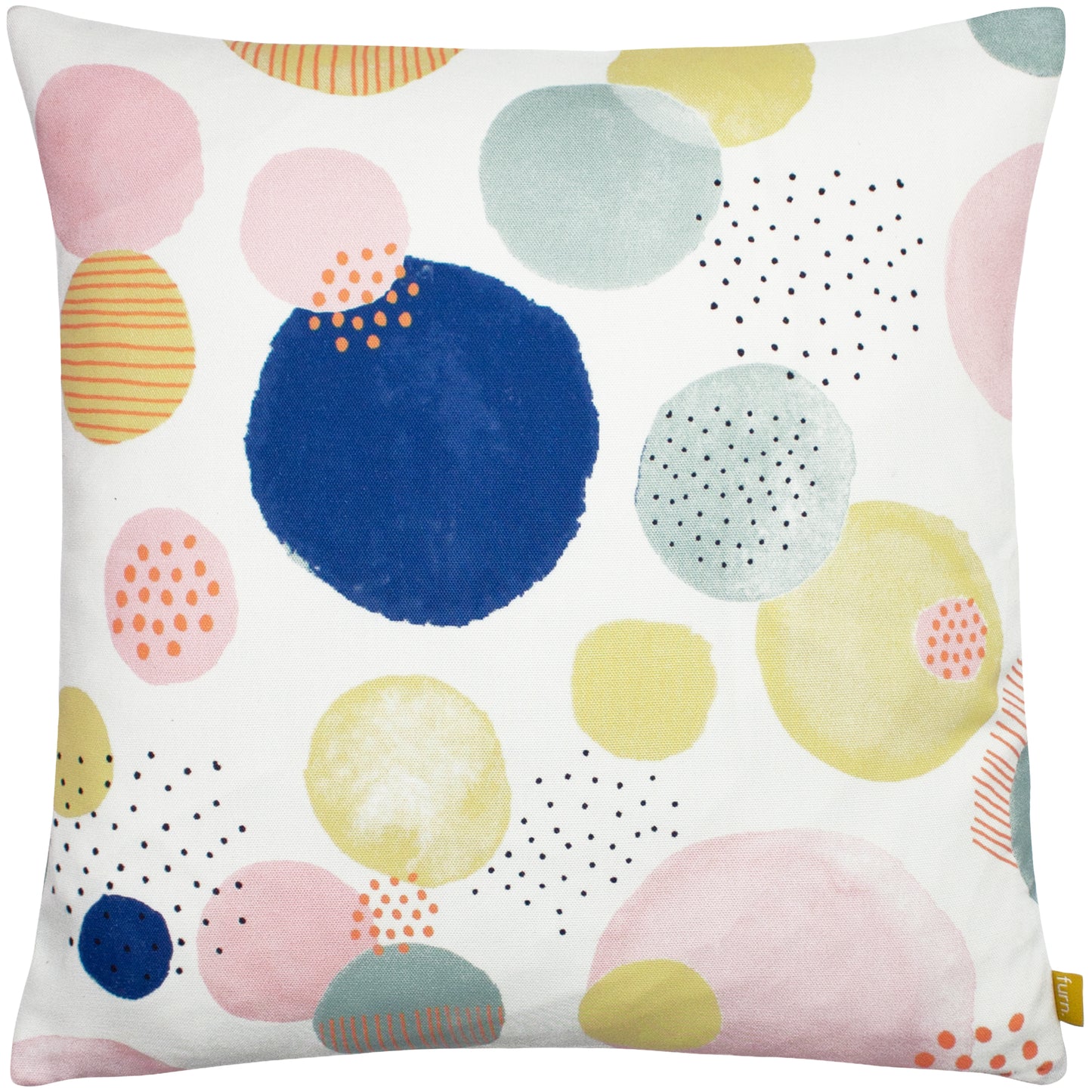 DOTTOL 43X43 FEATHER FILLED CUSHION MULTI
