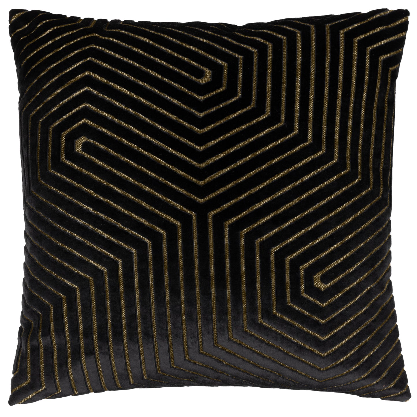 EVOKE 45X45 FEATHER FILLED CUSHION BLACK