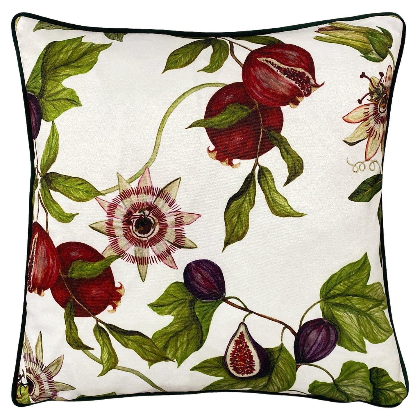 FIGARO 43X43 FEATHER FILLED CUSHION WHITE
