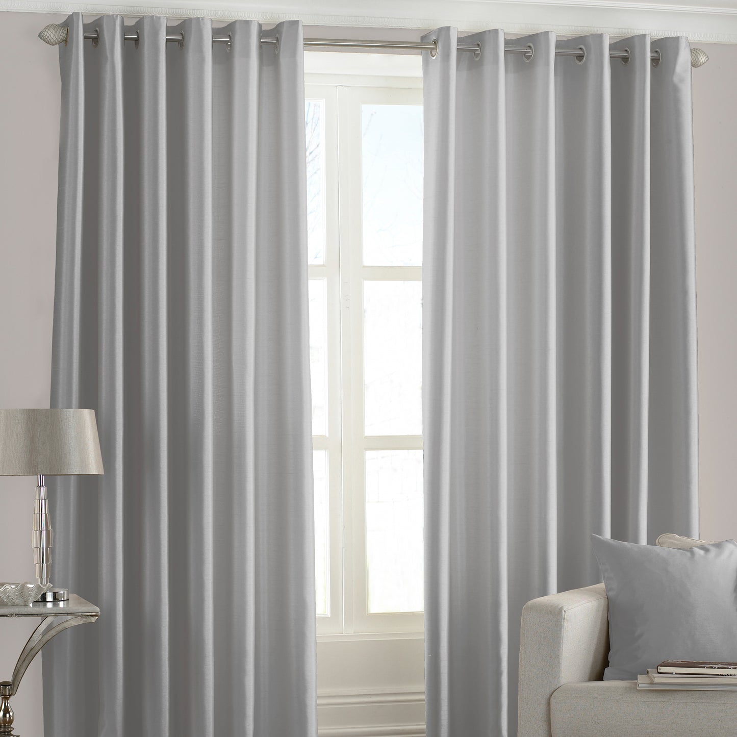FIJI 117X183 R/TOP CURTAIN STEEL
