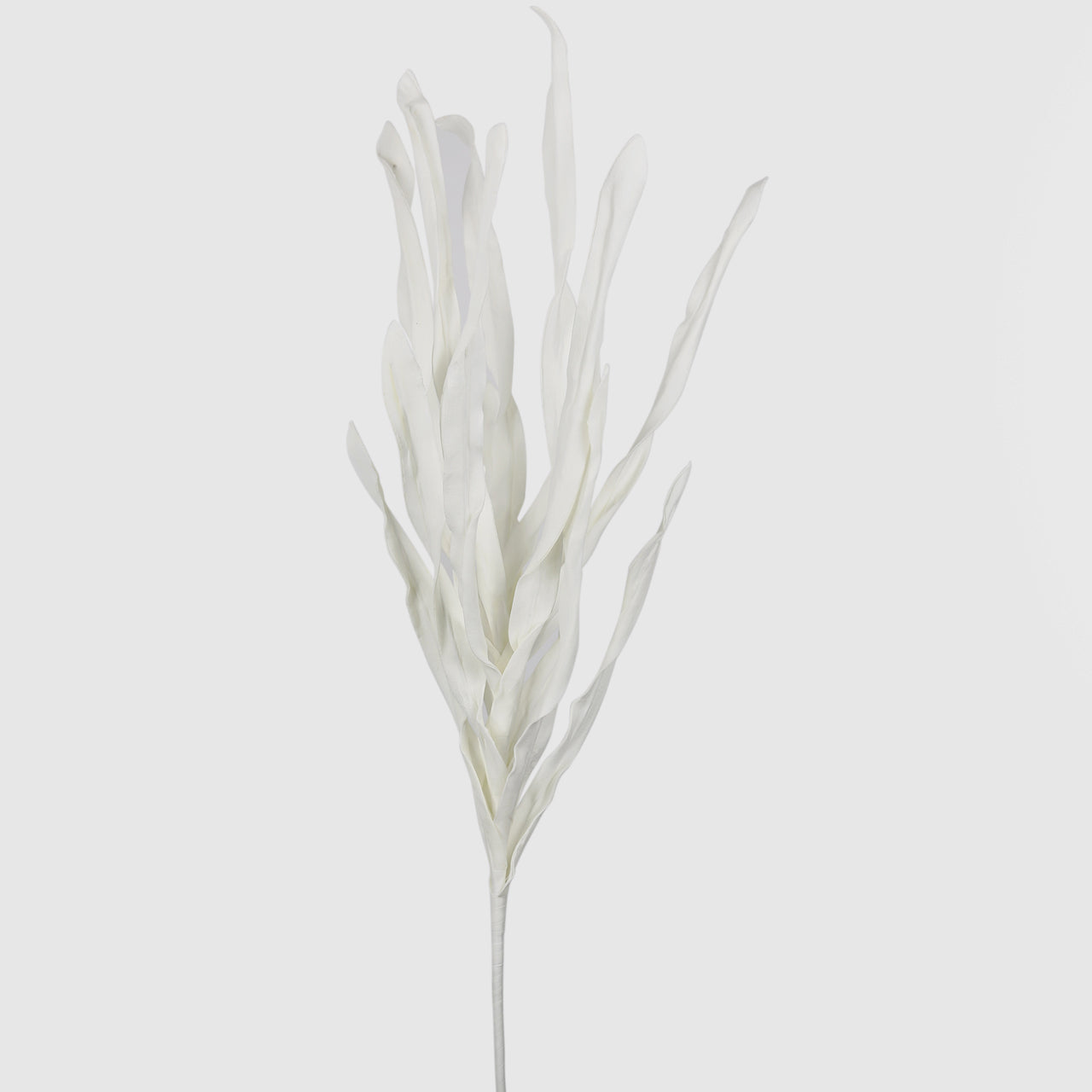 120cm Foam Slim Leaves White