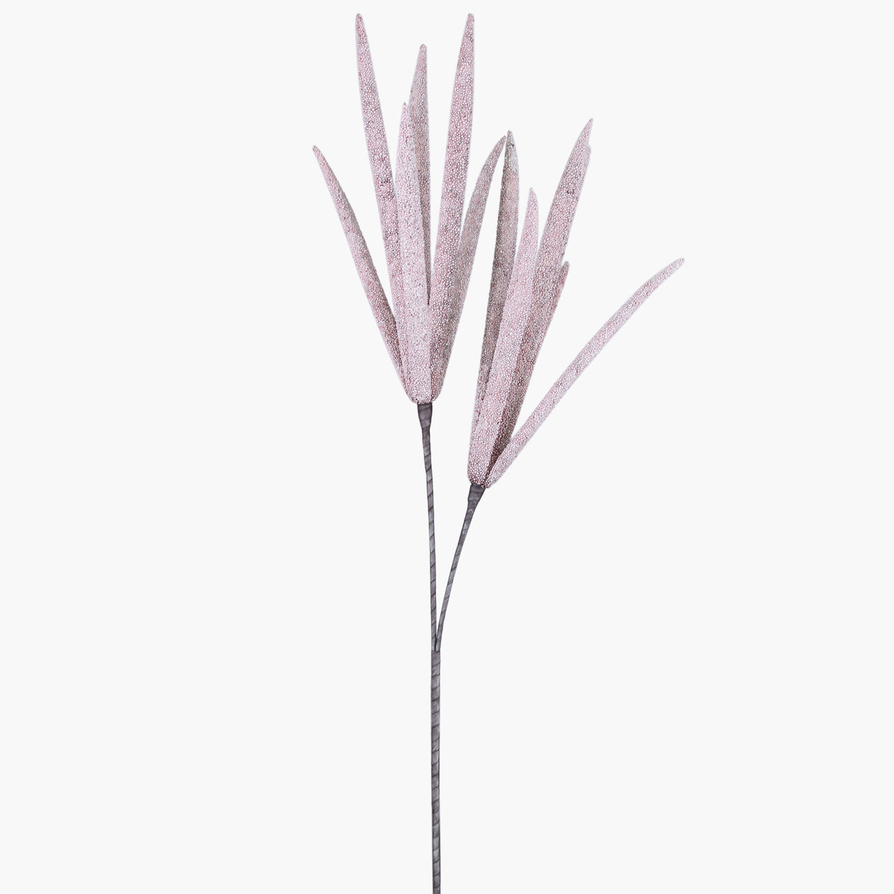 90cm Foam Spiky Stem Pink With Glitter