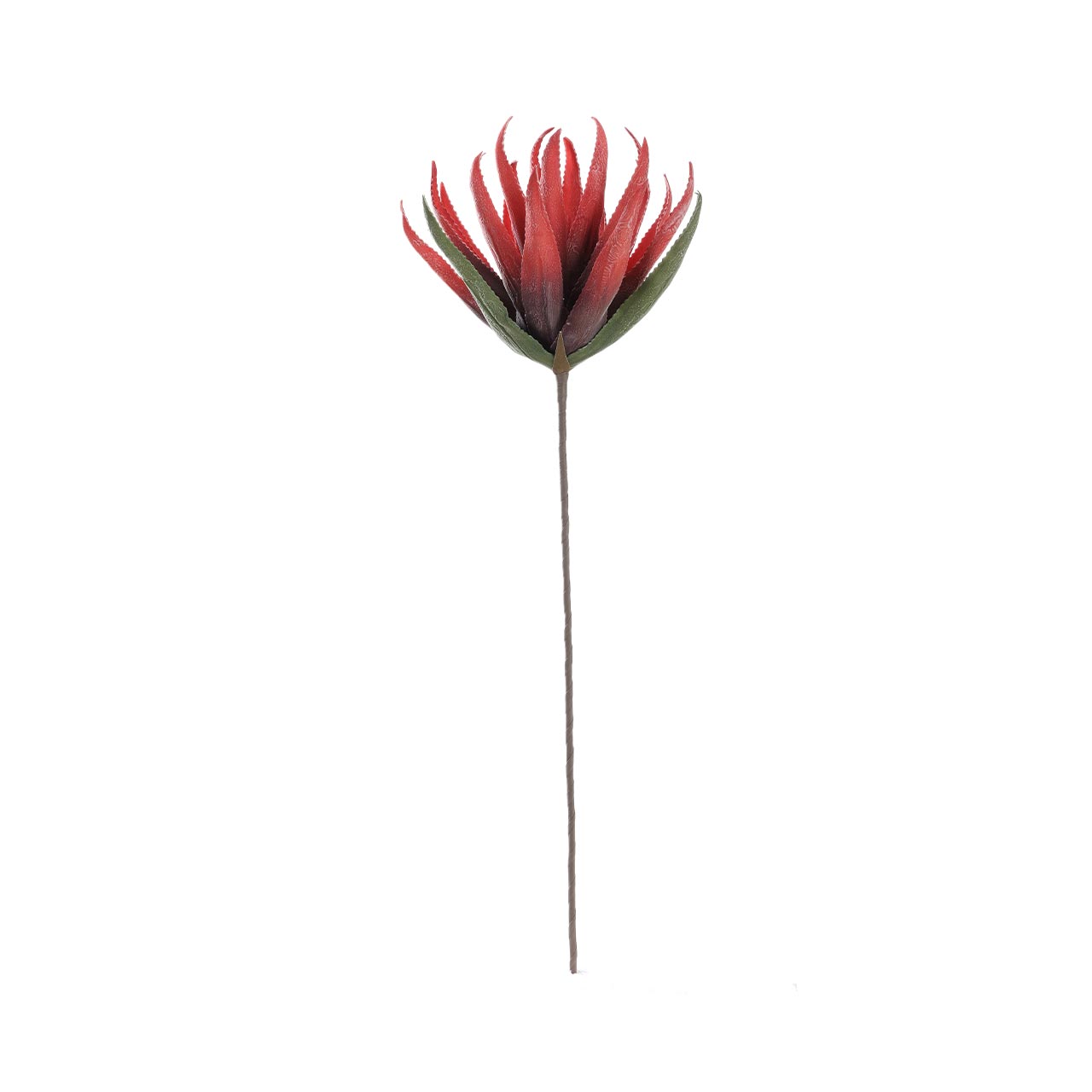 84cm Single Stem Foam Flower Red