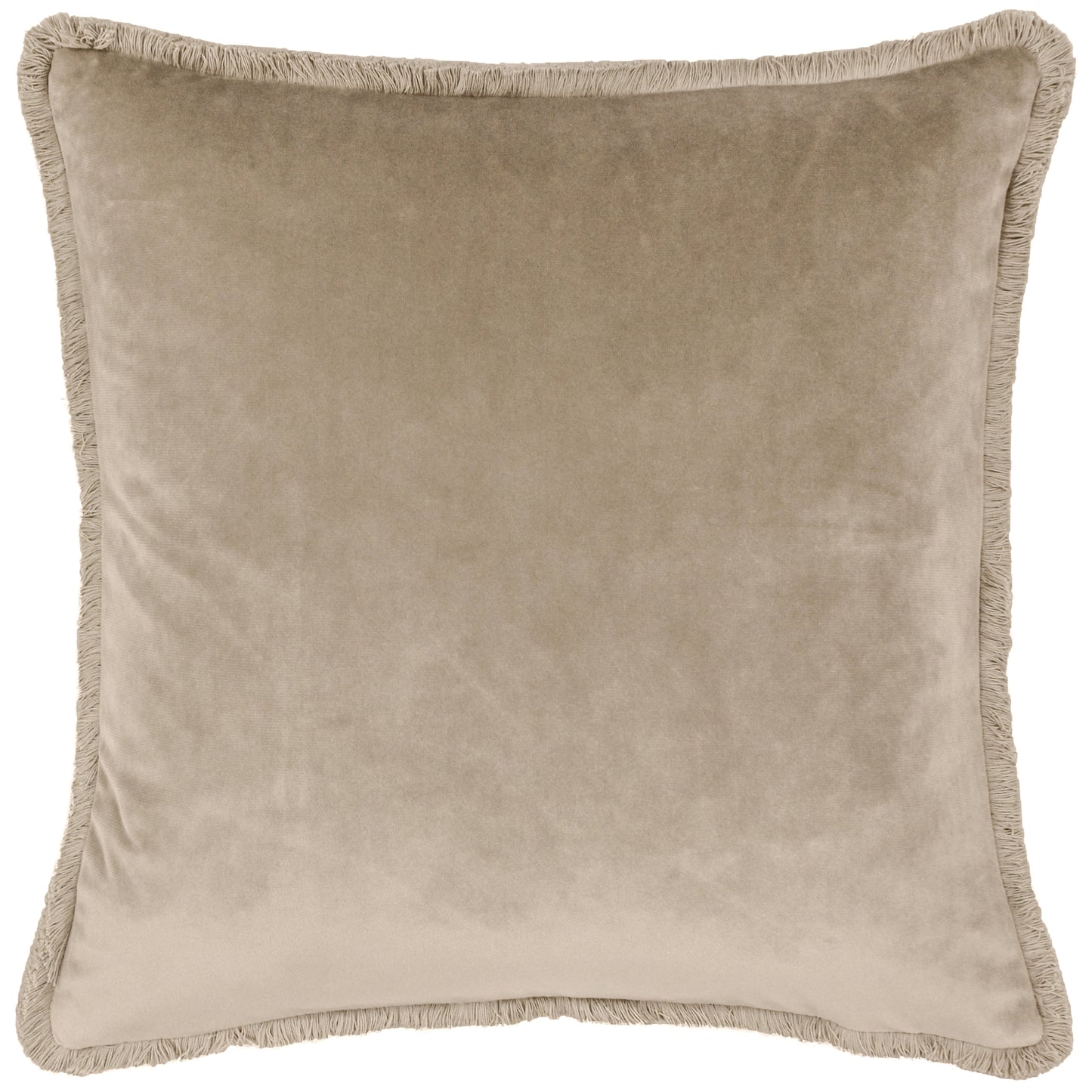 FREYA 45X45 FEATHER FILLED CUSHION TAUPE