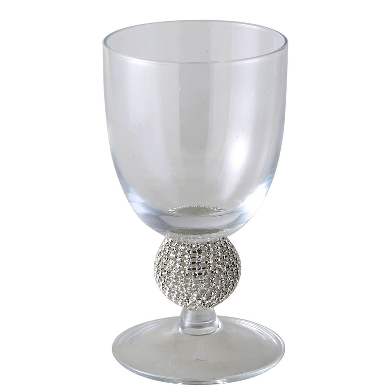 Milano Tumbler Silver Diamante Ball